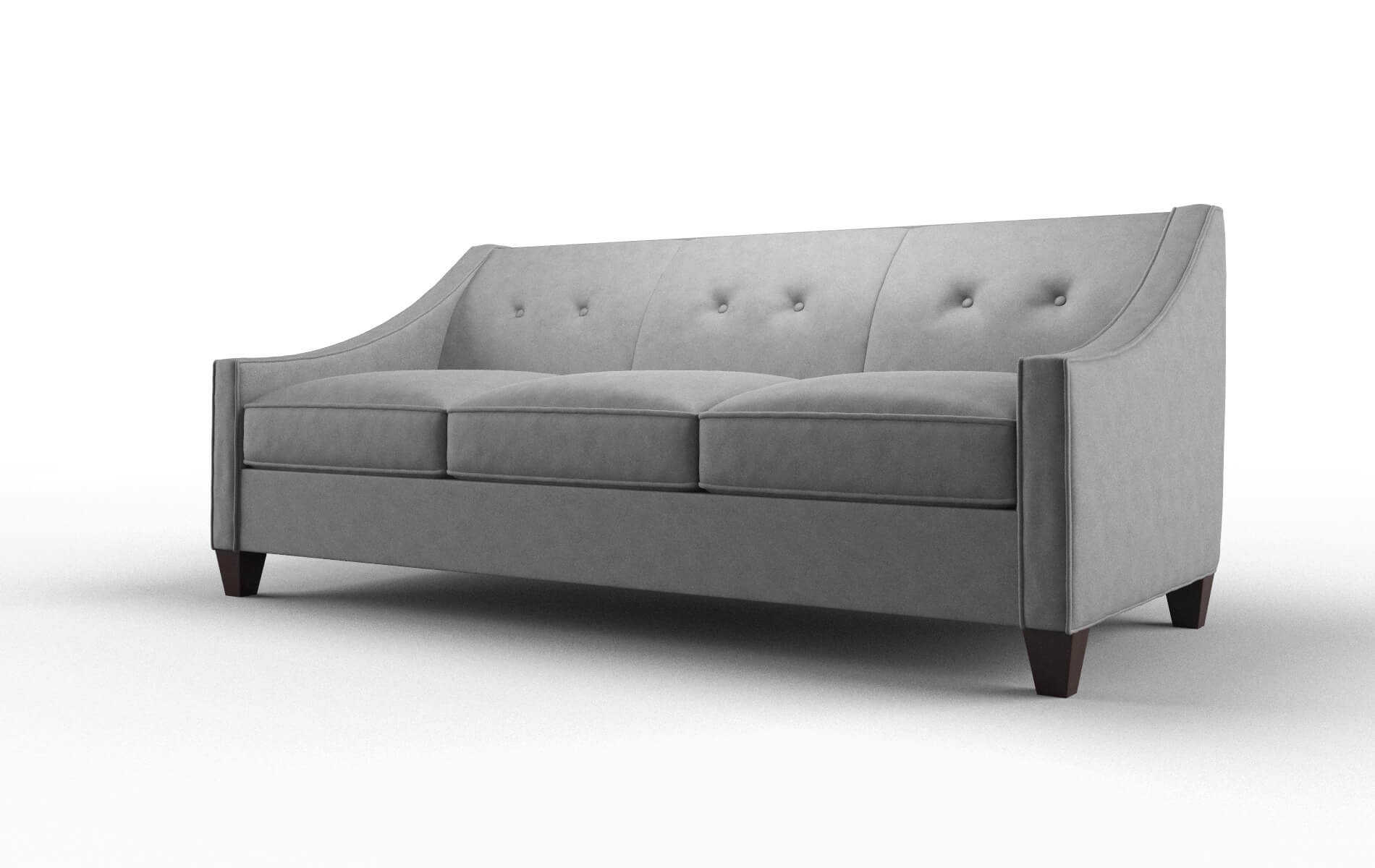 Berlin Noble Smoke Sofa espresso legs 4