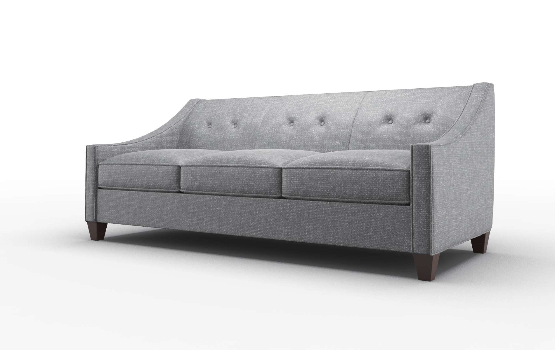 Berlin Notion Graphite Sofa espresso legs 4