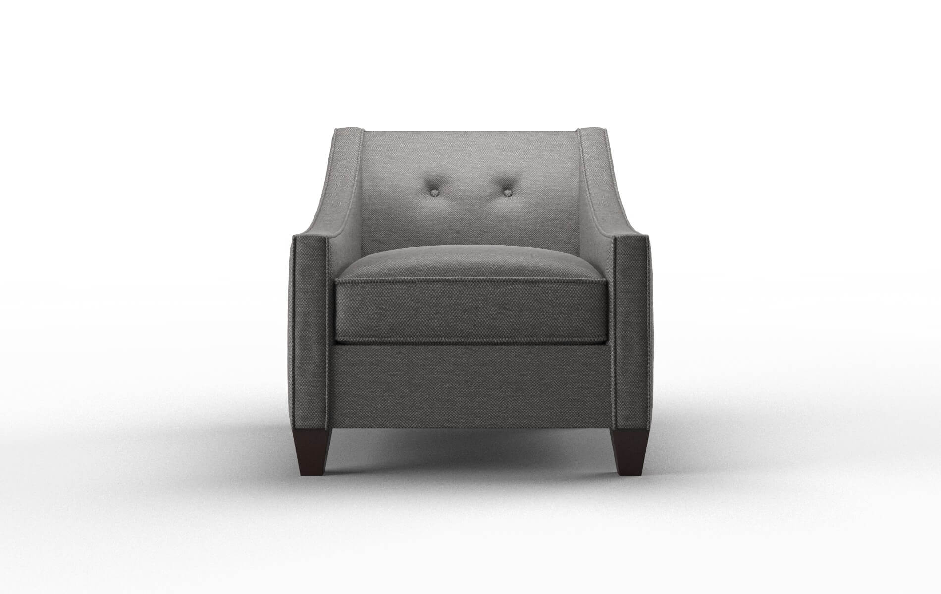 Berlin Oscar Charcoal Chair espresso legs 1