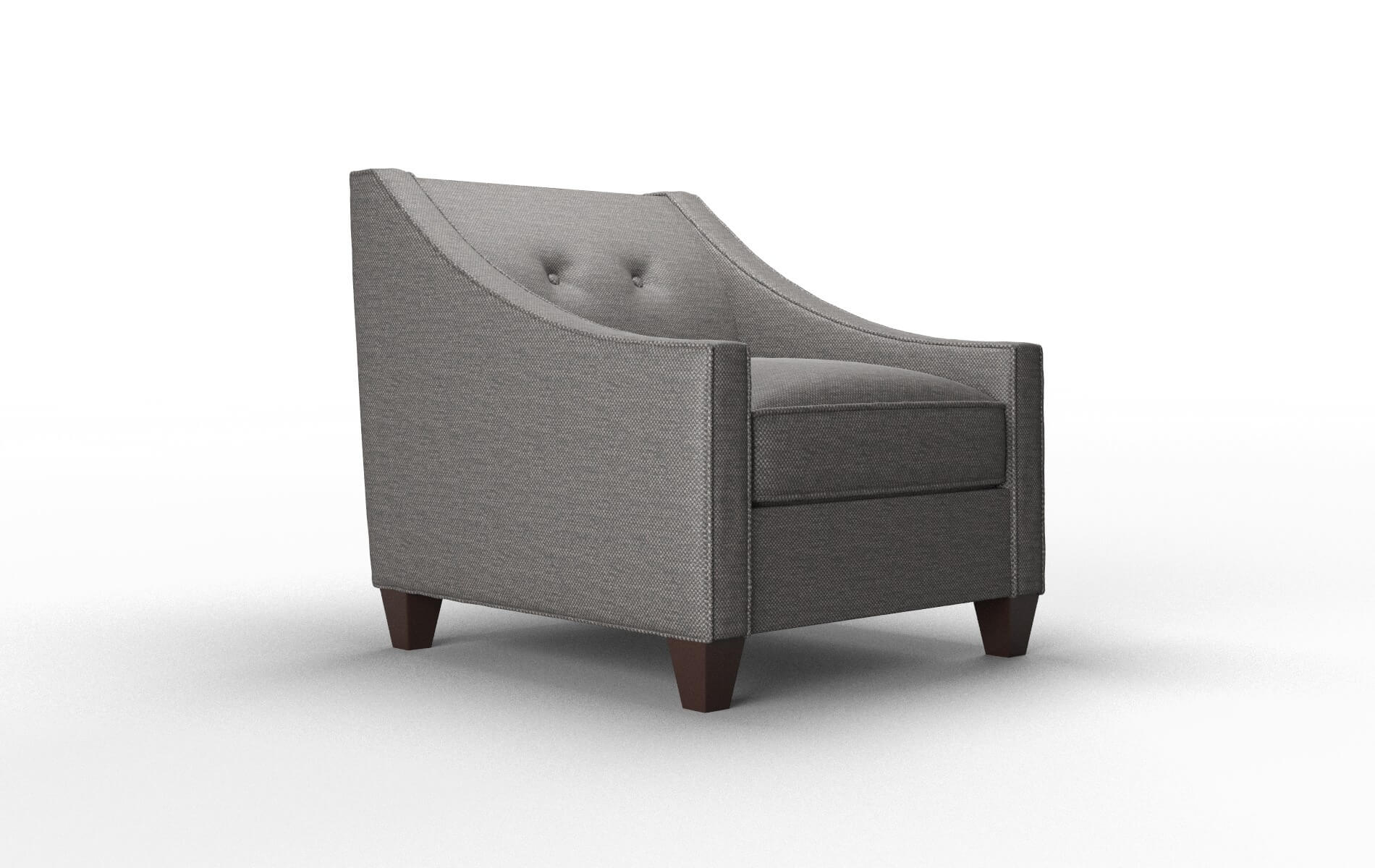 Berlin Oscar Charcoal Chair espresso legs 2