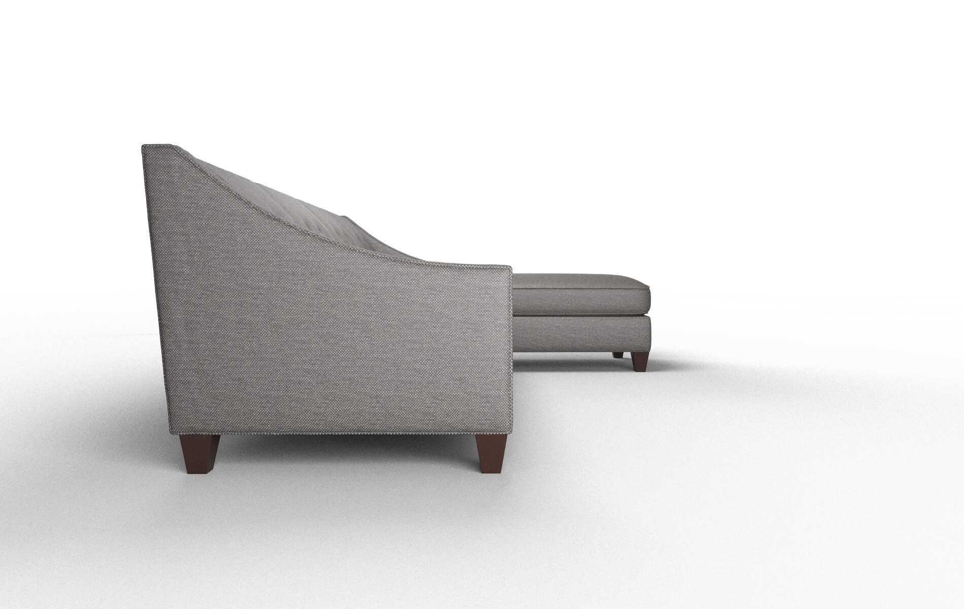 Berlin Oscar Charcoal Panel espresso legs 3