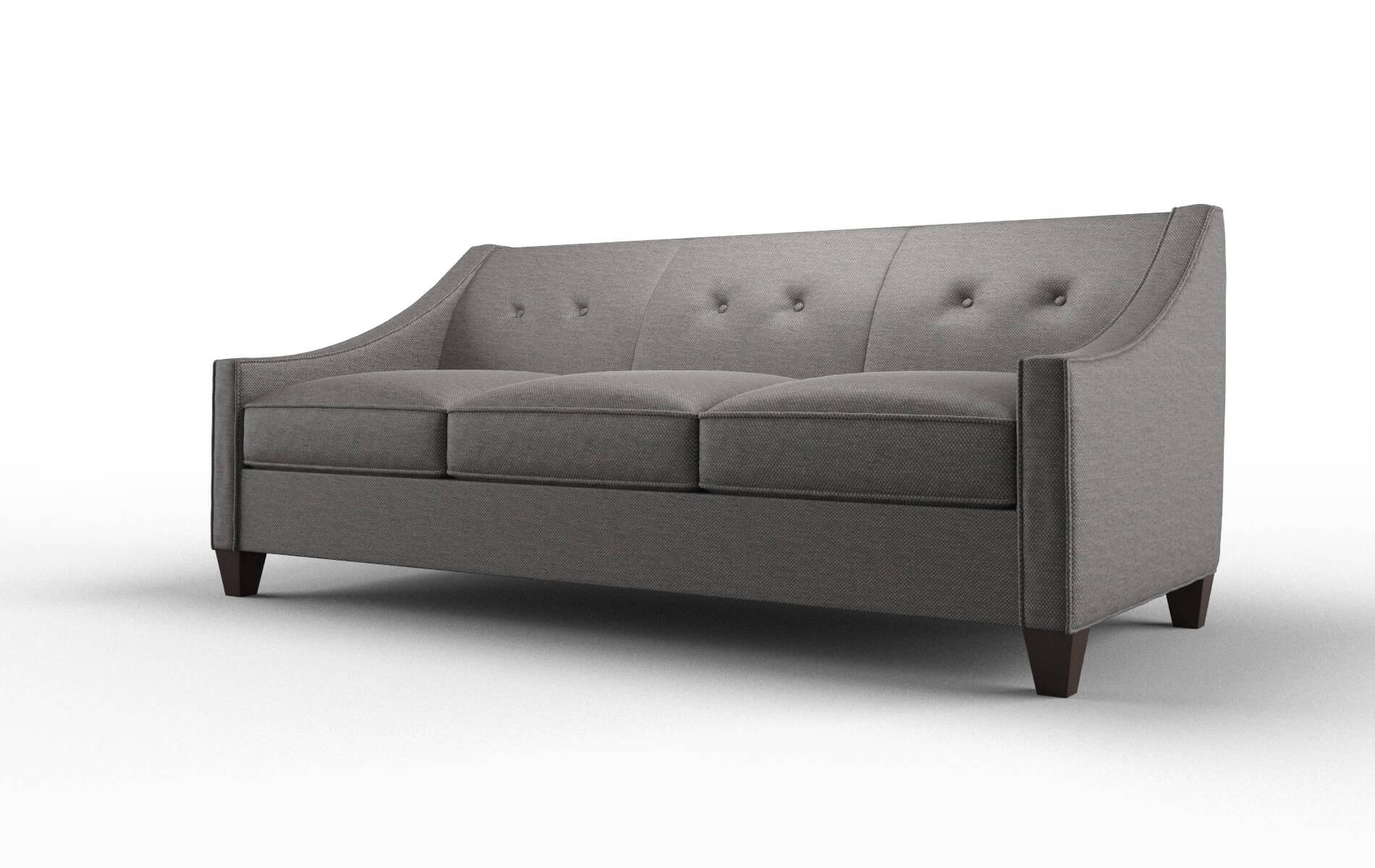 Berlin Oscar Charcoal Sofa espresso legs 4