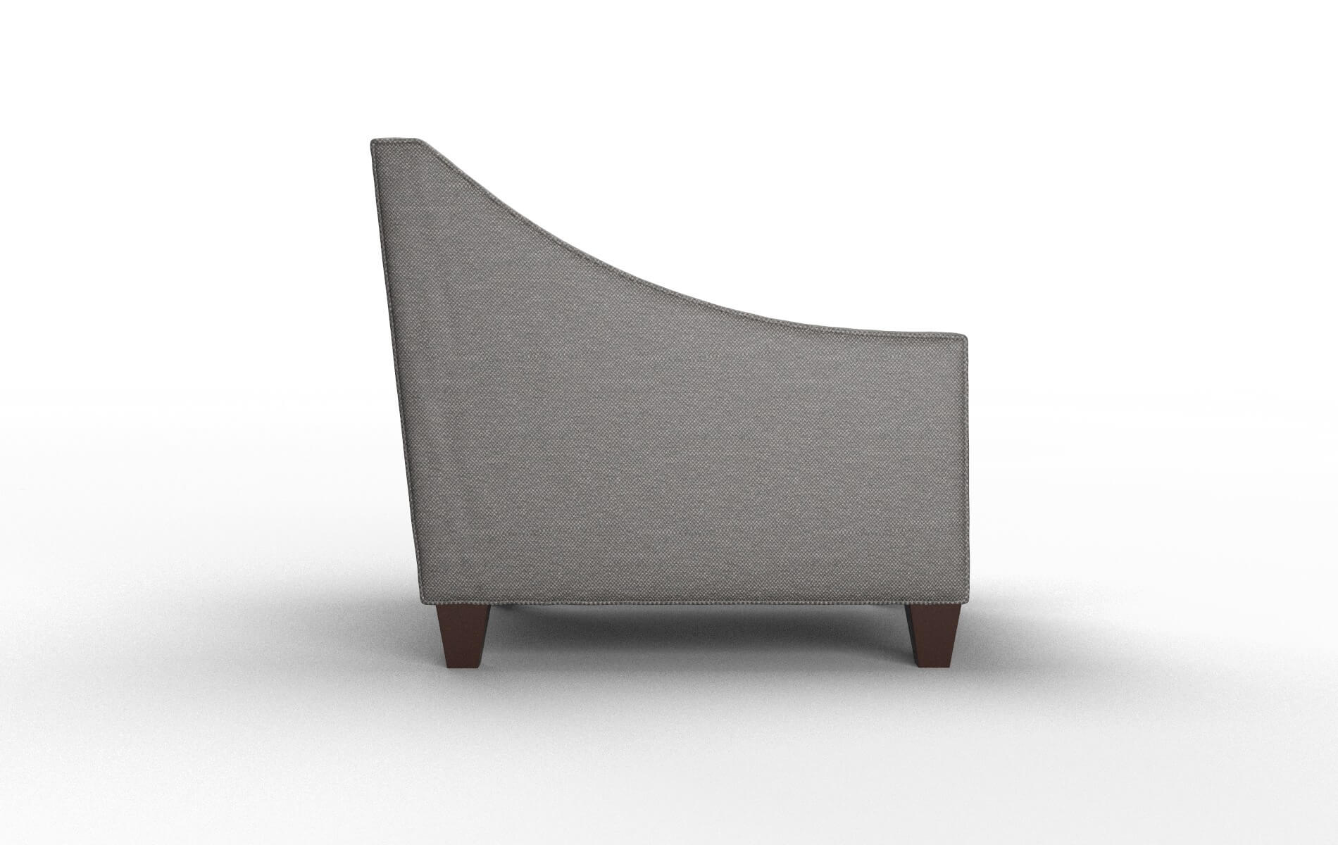Berlin Oscar Grey Chair espresso legs 3