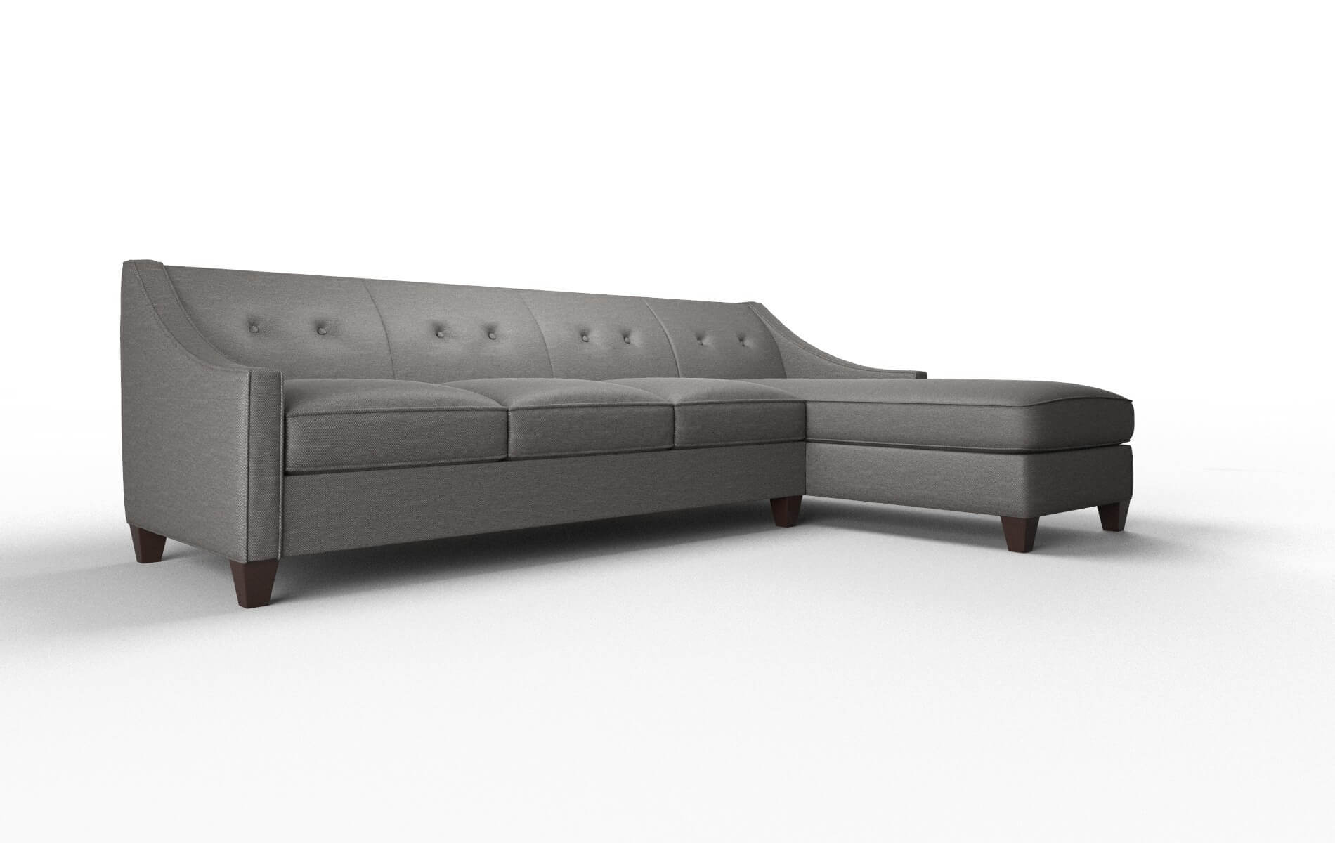 Berlin Oscar Grey Panel espresso legs 2