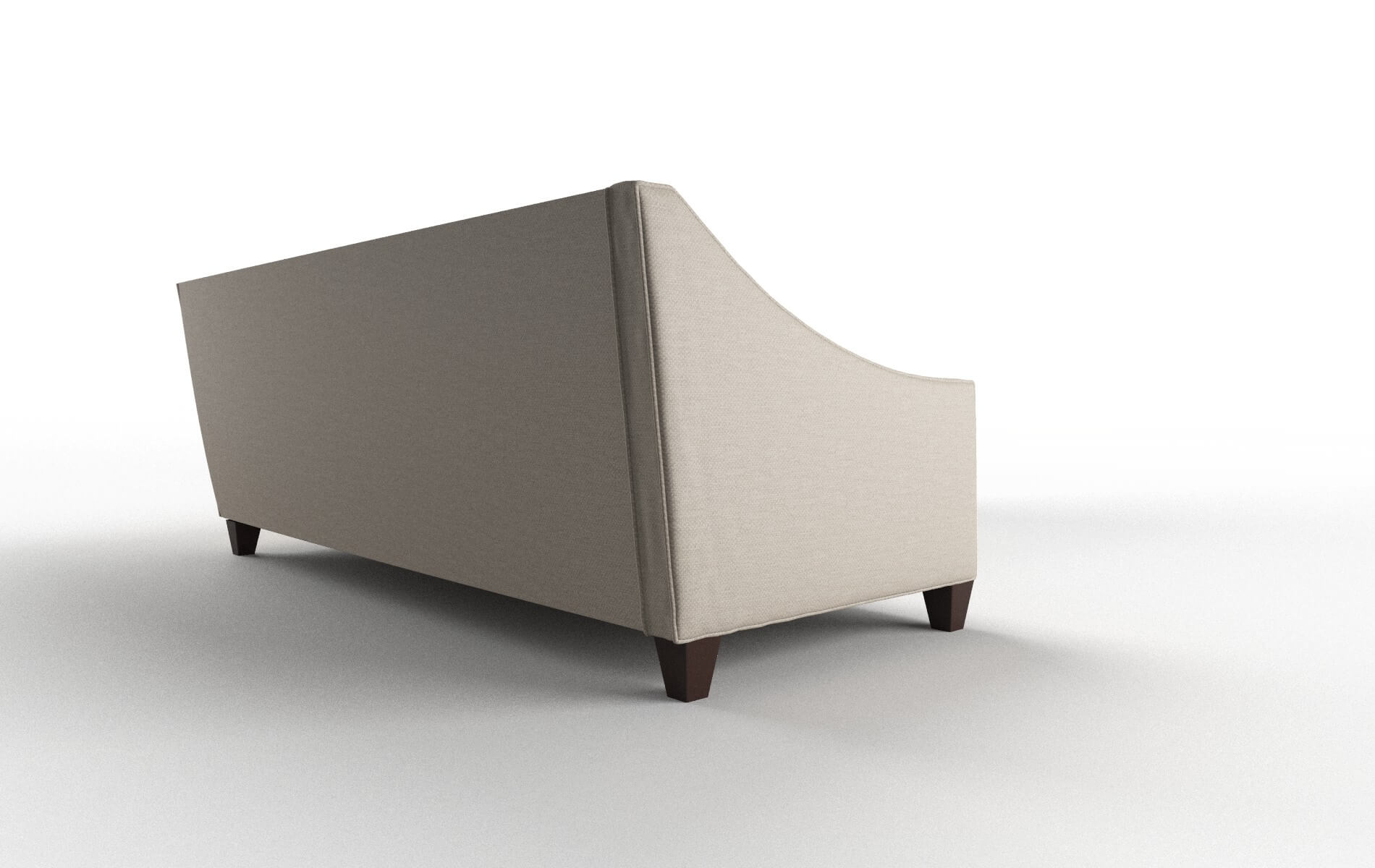 Berlin Oscar Linen Sectional espresso legs 3