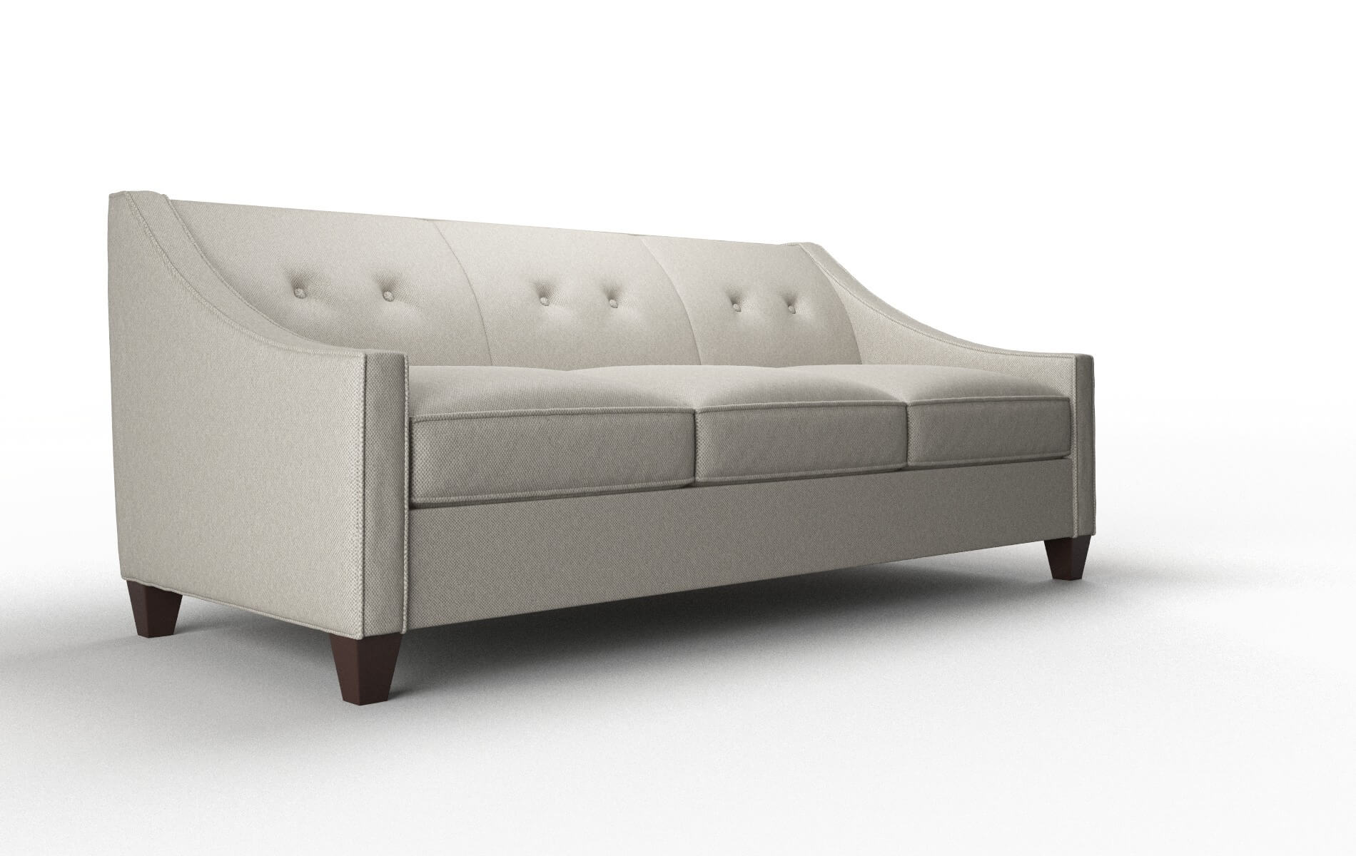Berlin Oscar Silver Sofa espresso legs 2