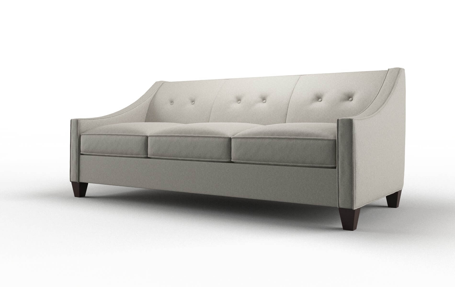 Berlin Oscar Silver Sofa espresso legs 4