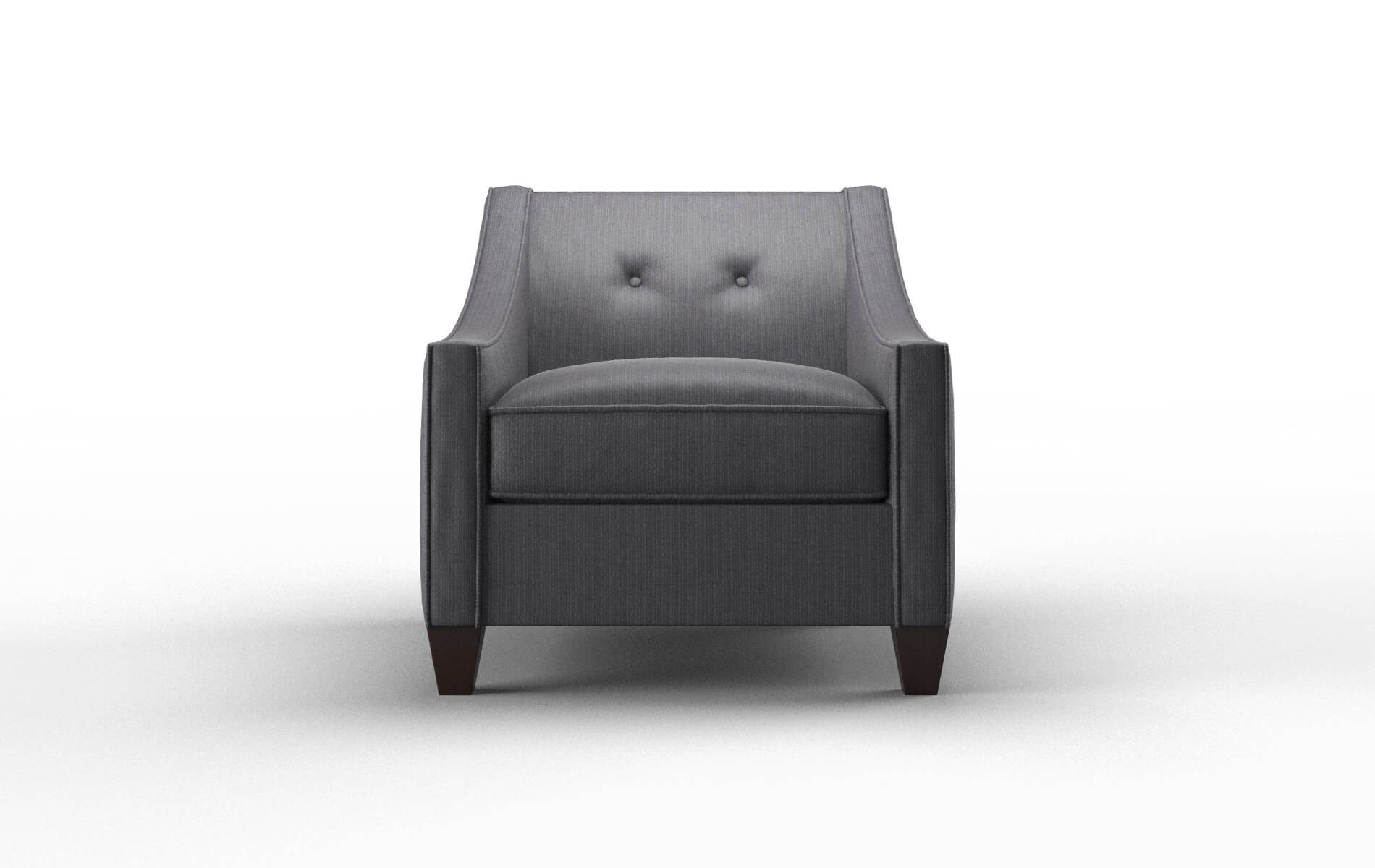Berlin Parker Charcoal Chair espresso legs 1