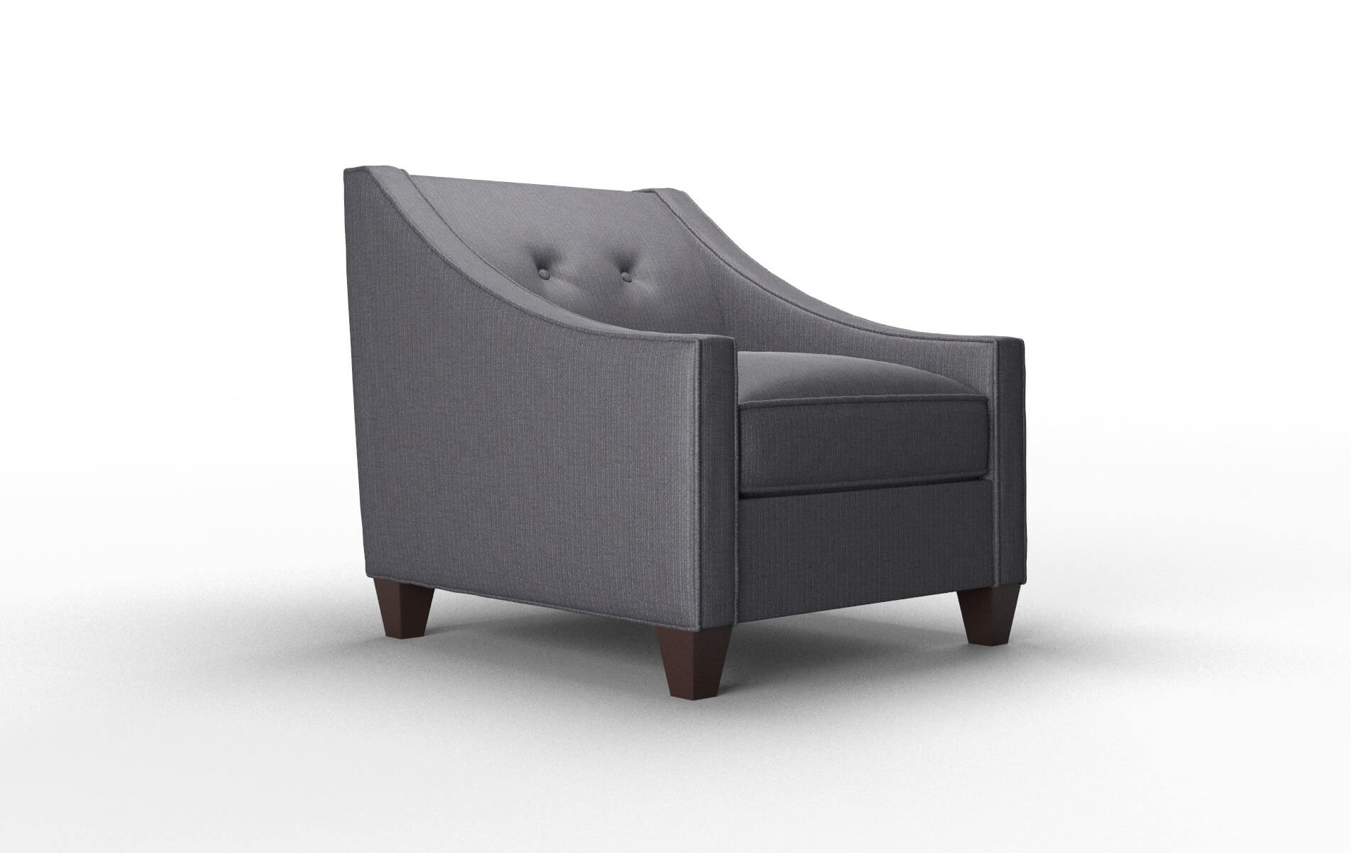 Berlin Parker Charcoal Chair espresso legs 2