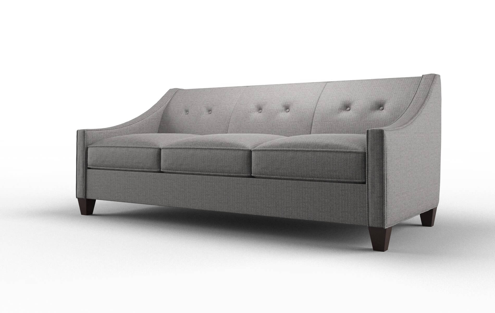 Berlin Parker Graphite Sofa espresso legs 4