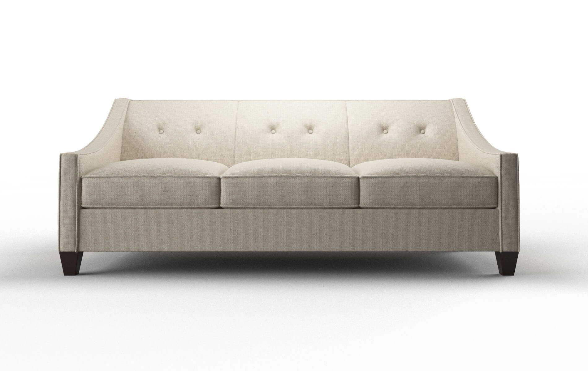 Berlin Parker Linen Sofa espresso legs 1