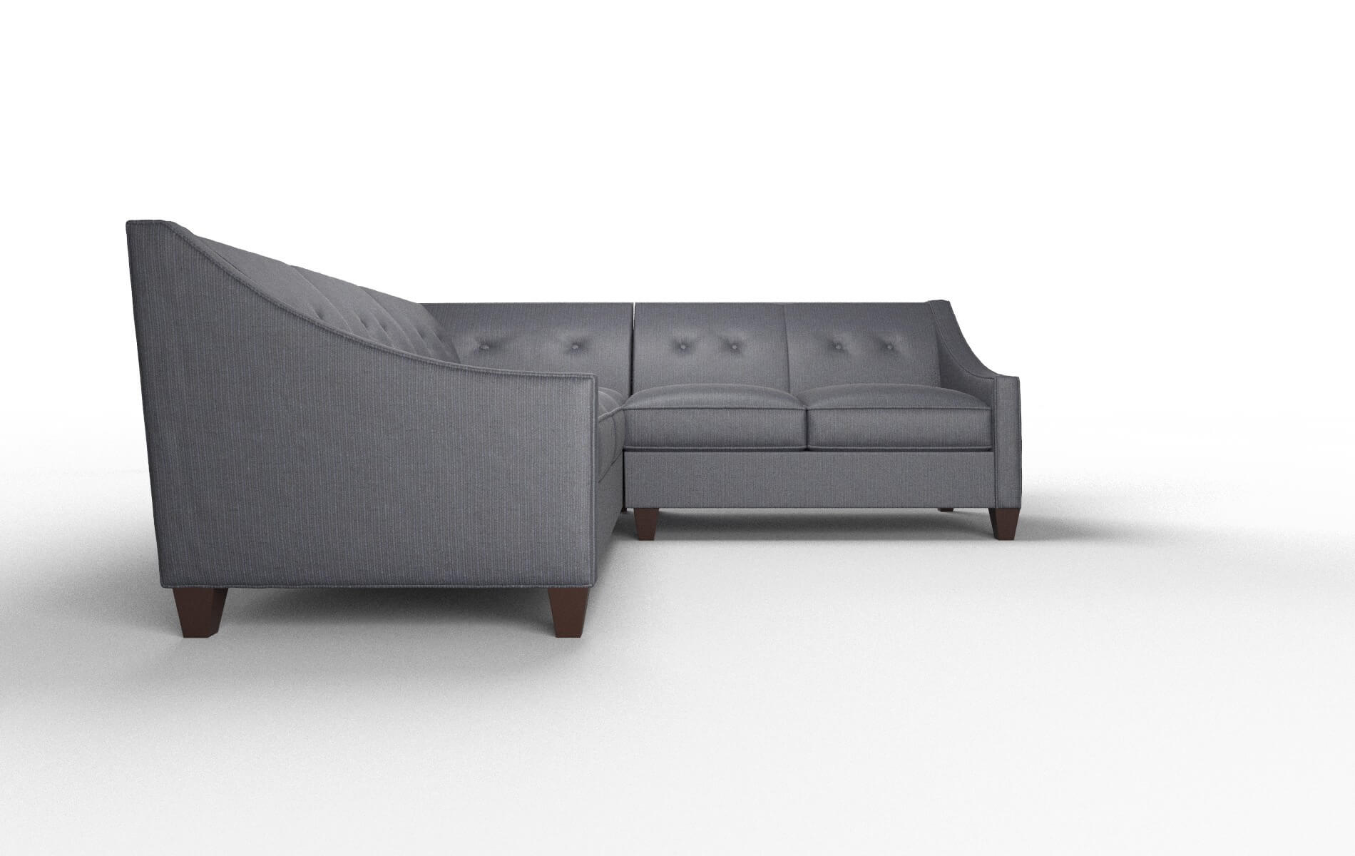 Berlin Parker Midnight Sectional espresso legs 2
