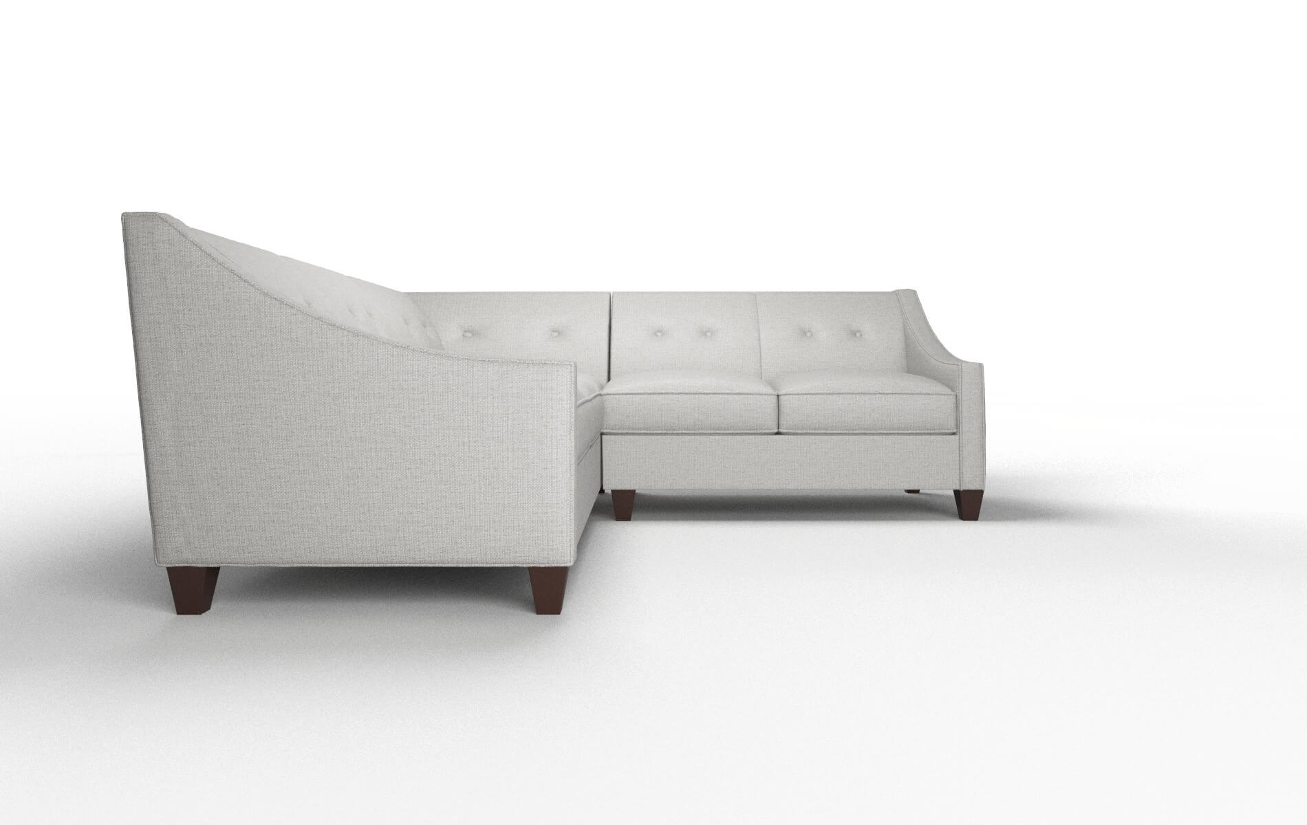 Berlin Parker Silver Sectional espresso legs 2