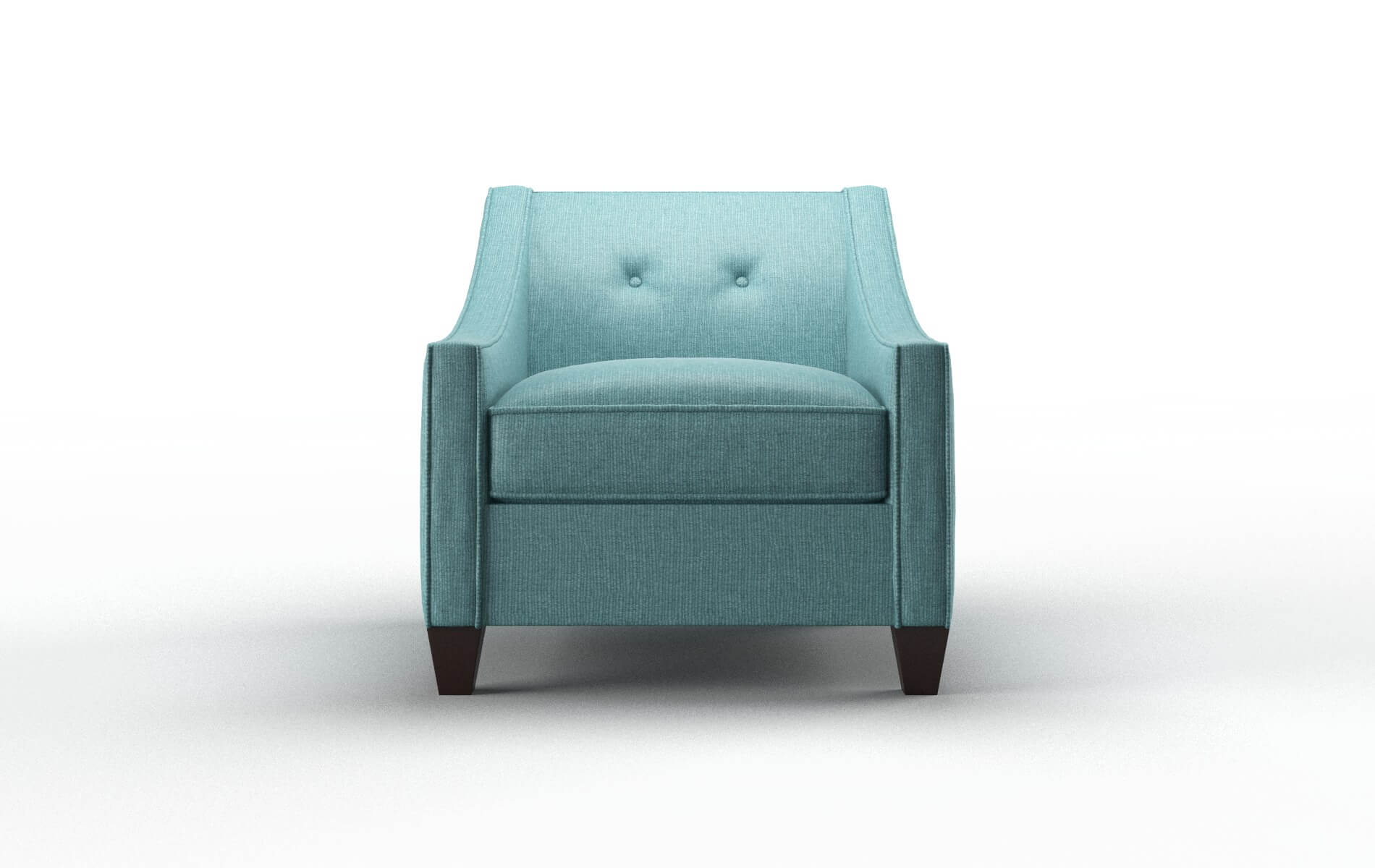 Berlin Parker Turquoise Chair espresso legs 1