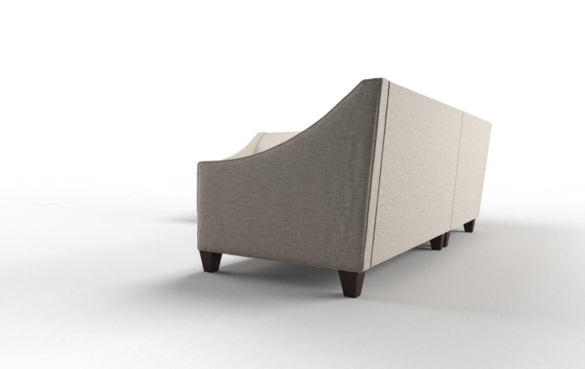 Berlin Parker Wheat Sectional espresso legs 4