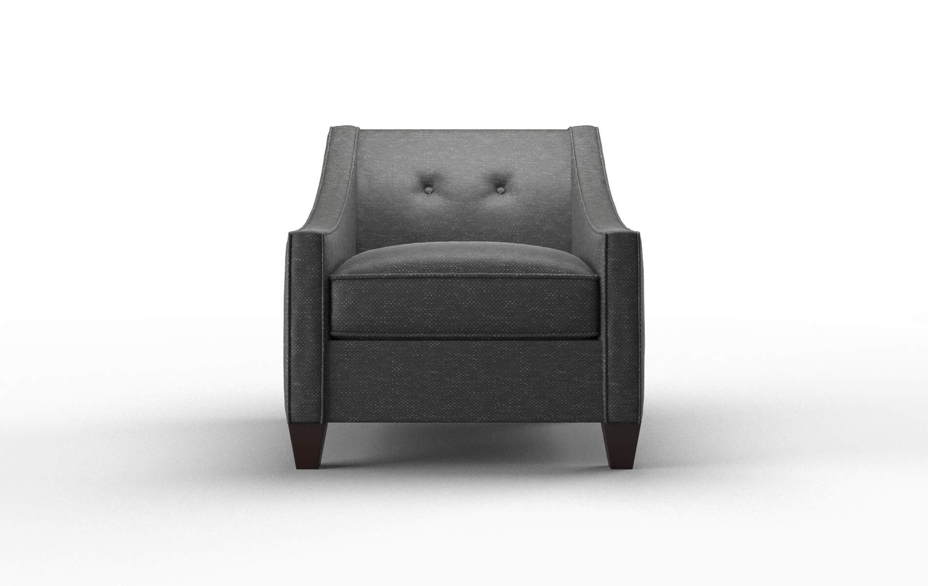 Berlin Phoenix Charcoal Chair espresso legs 1