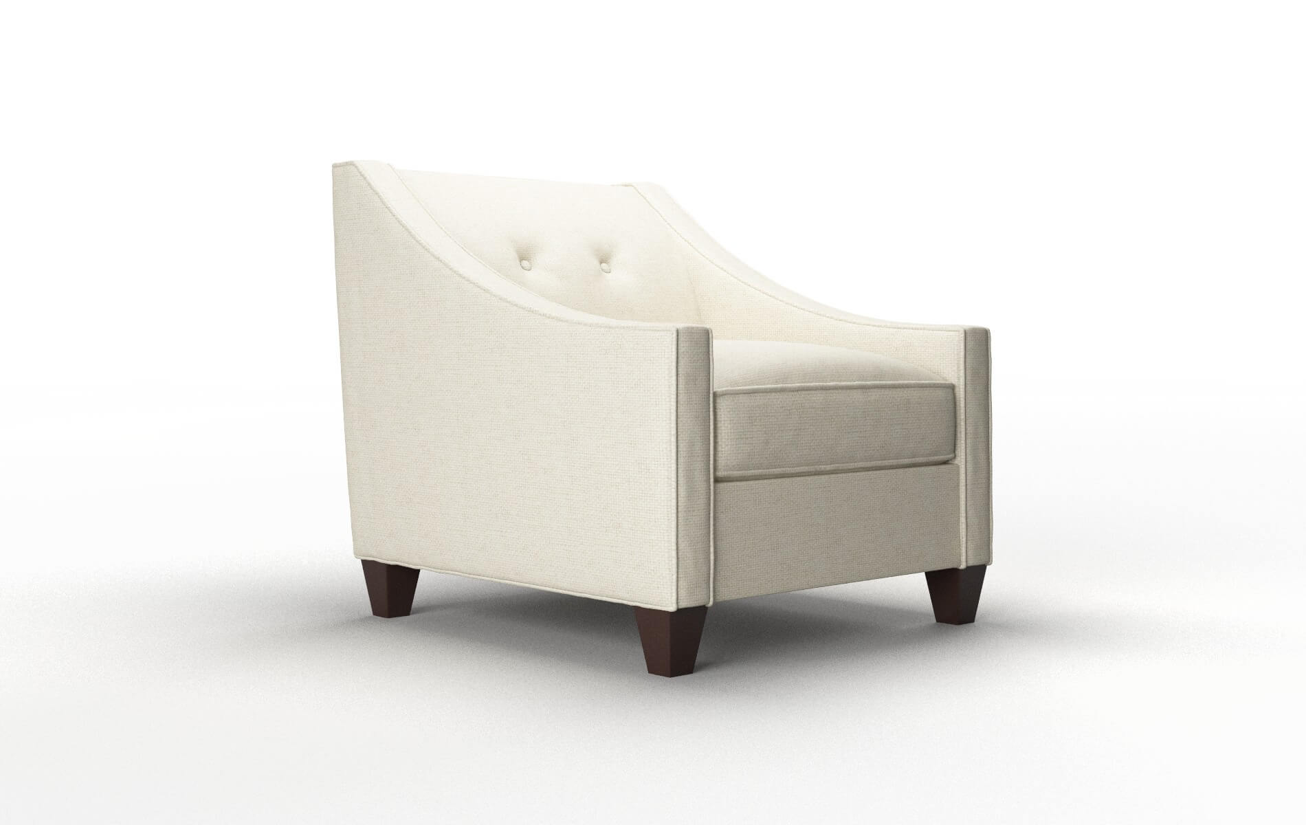Berlin Phoenix Ivory Chair espresso legs 2
