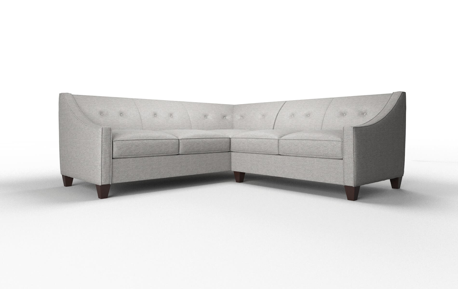 Berlin Phoenix Smoke Sectional espresso legs 1
