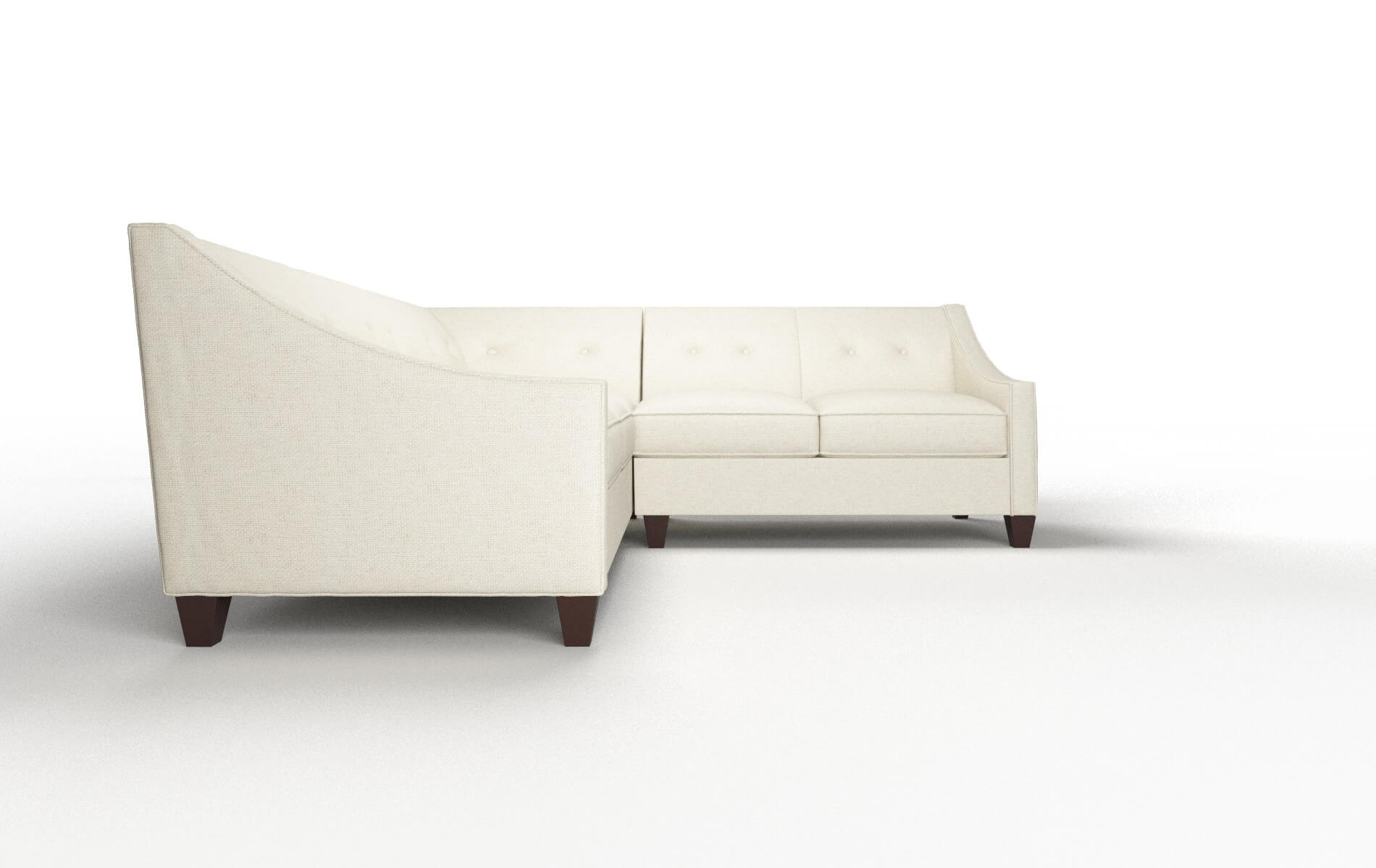 Berlin Redondo Oyster Sectional espresso legs 2