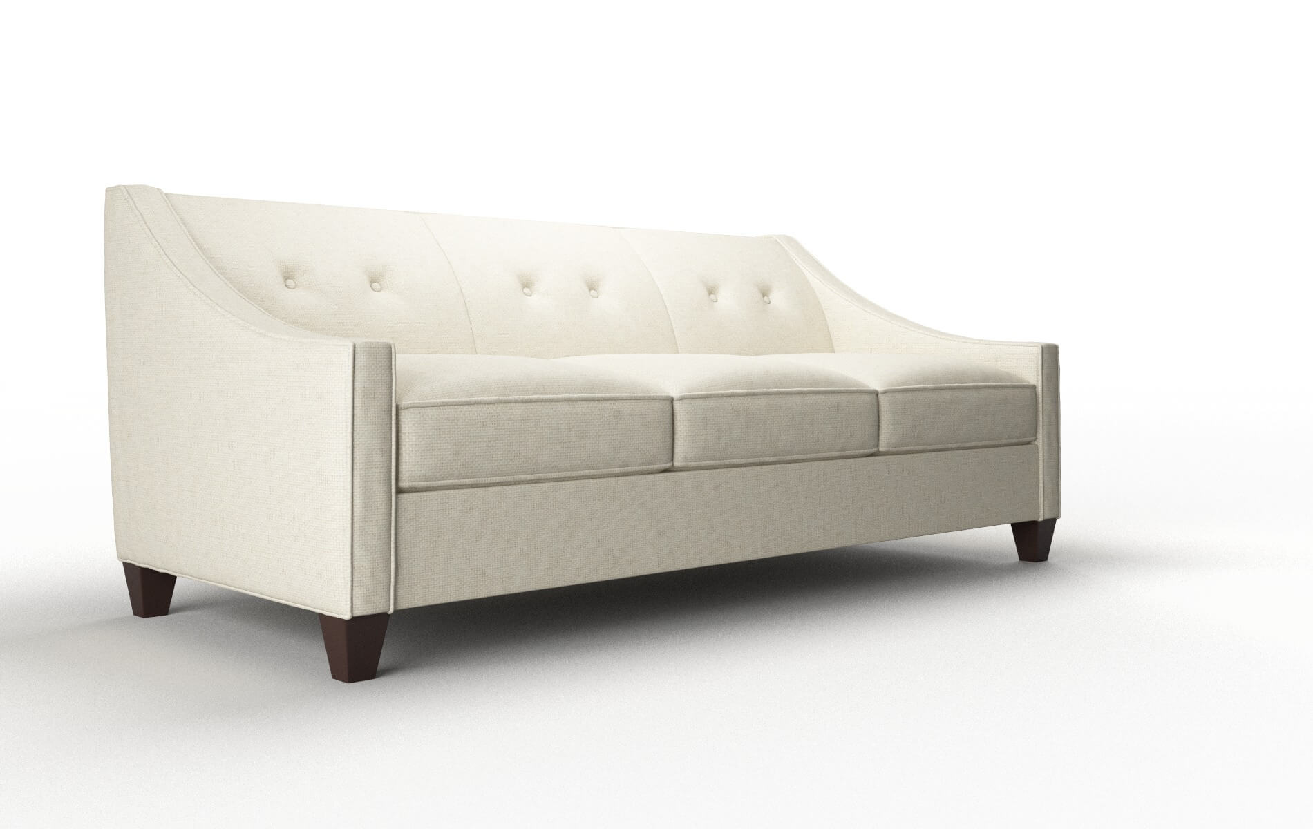Berlin Redondo Oyster Sofa espresso legs 2