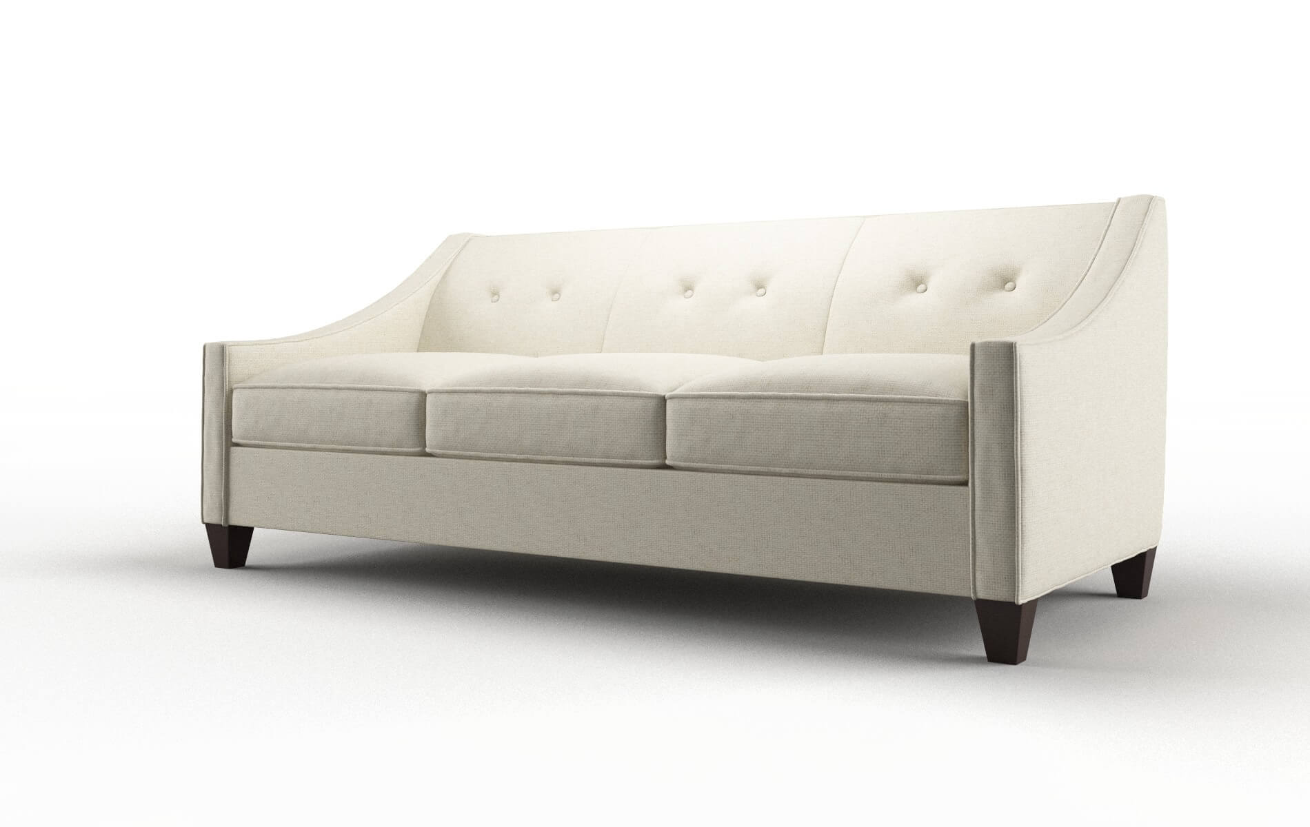 Berlin Redondo Oyster Sofa espresso legs 4