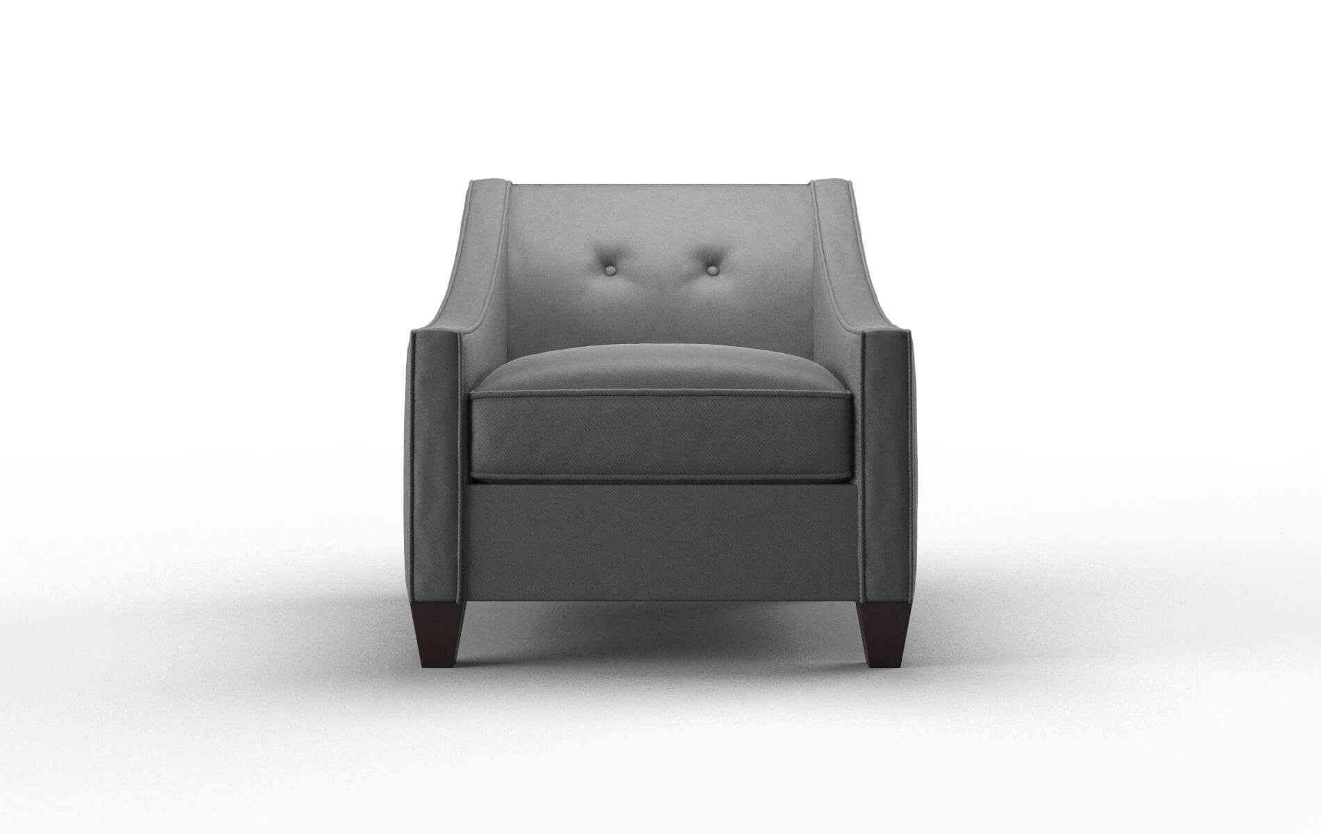Berlin Rocket Charcoal Chair espresso legs 1