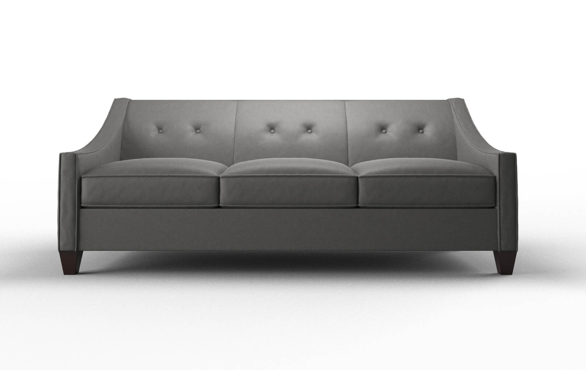 Berlin Rocket charcoal Sofa Espresso Legs  1