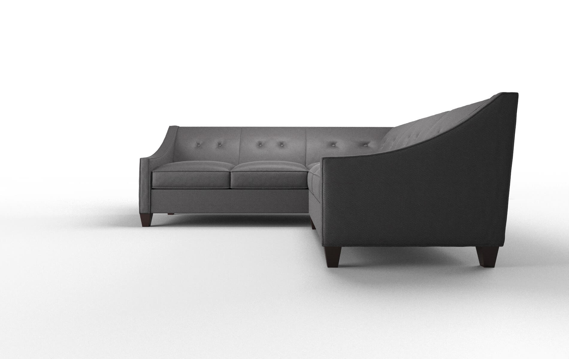Berlin Royale Eclipse Sectional espresso legs 5