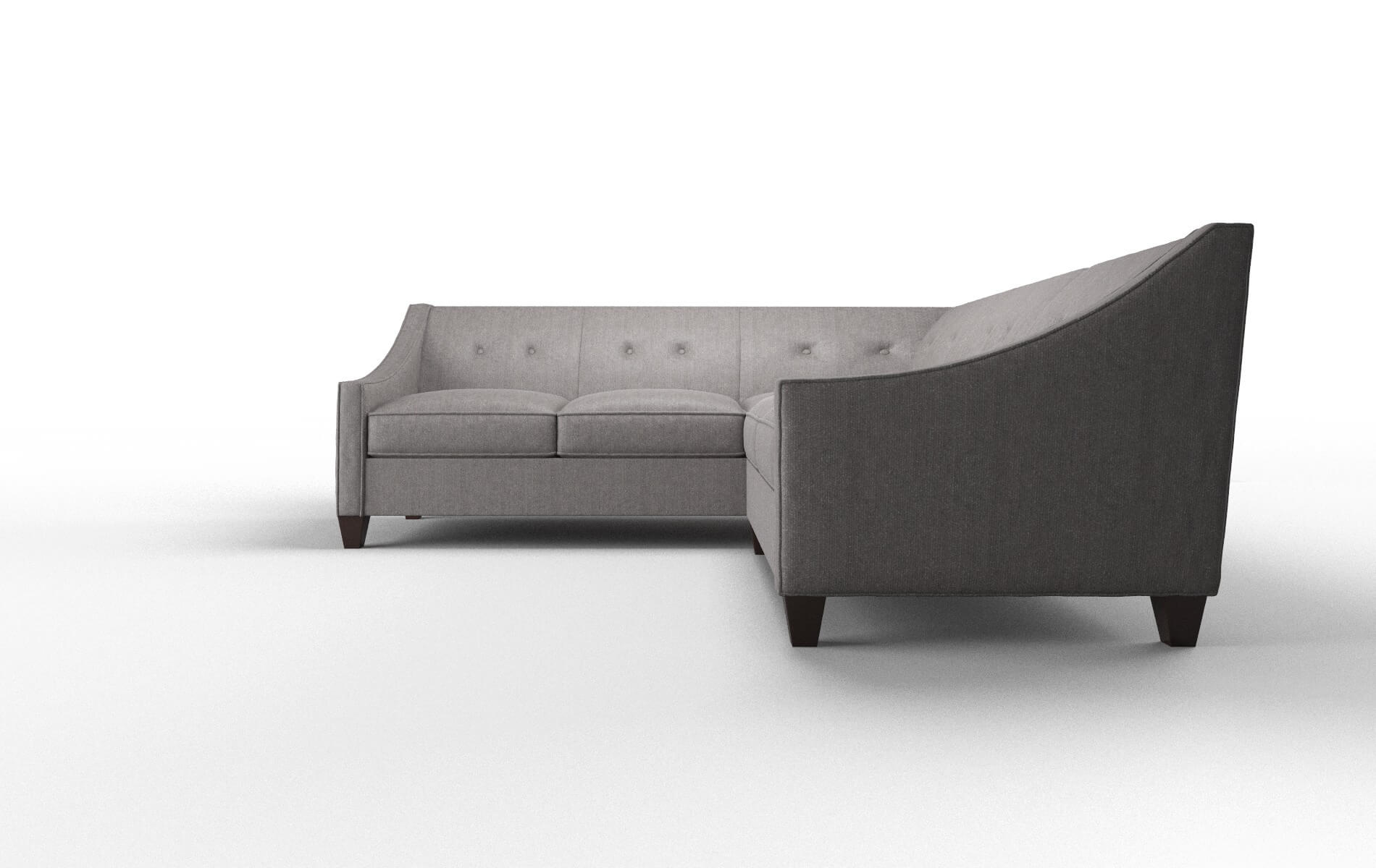 Berlin Sasha Granite Sectional espresso legs 5