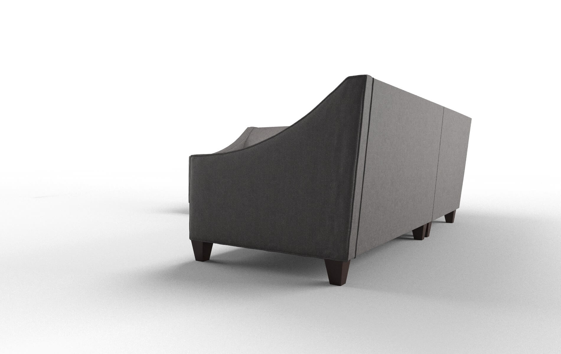 Berlin Sasha Grey Sectional espresso legs 4