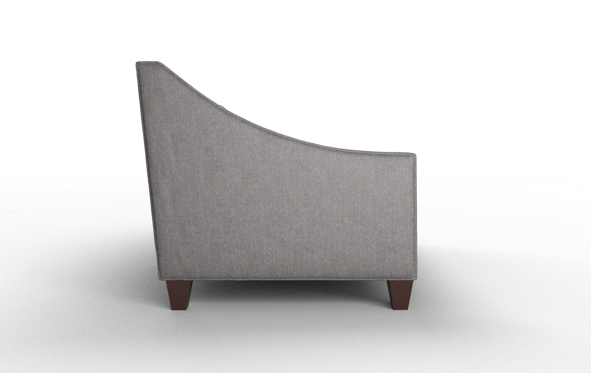 Berlin Sasha Grey Sofa espresso legs 3
