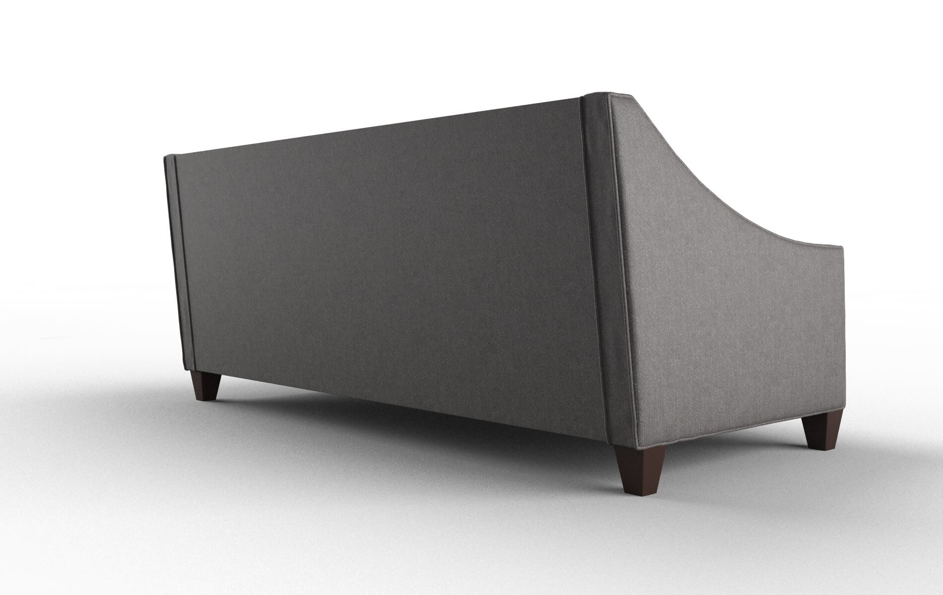 Berlin Sasha Grey Sofa espresso legs 5