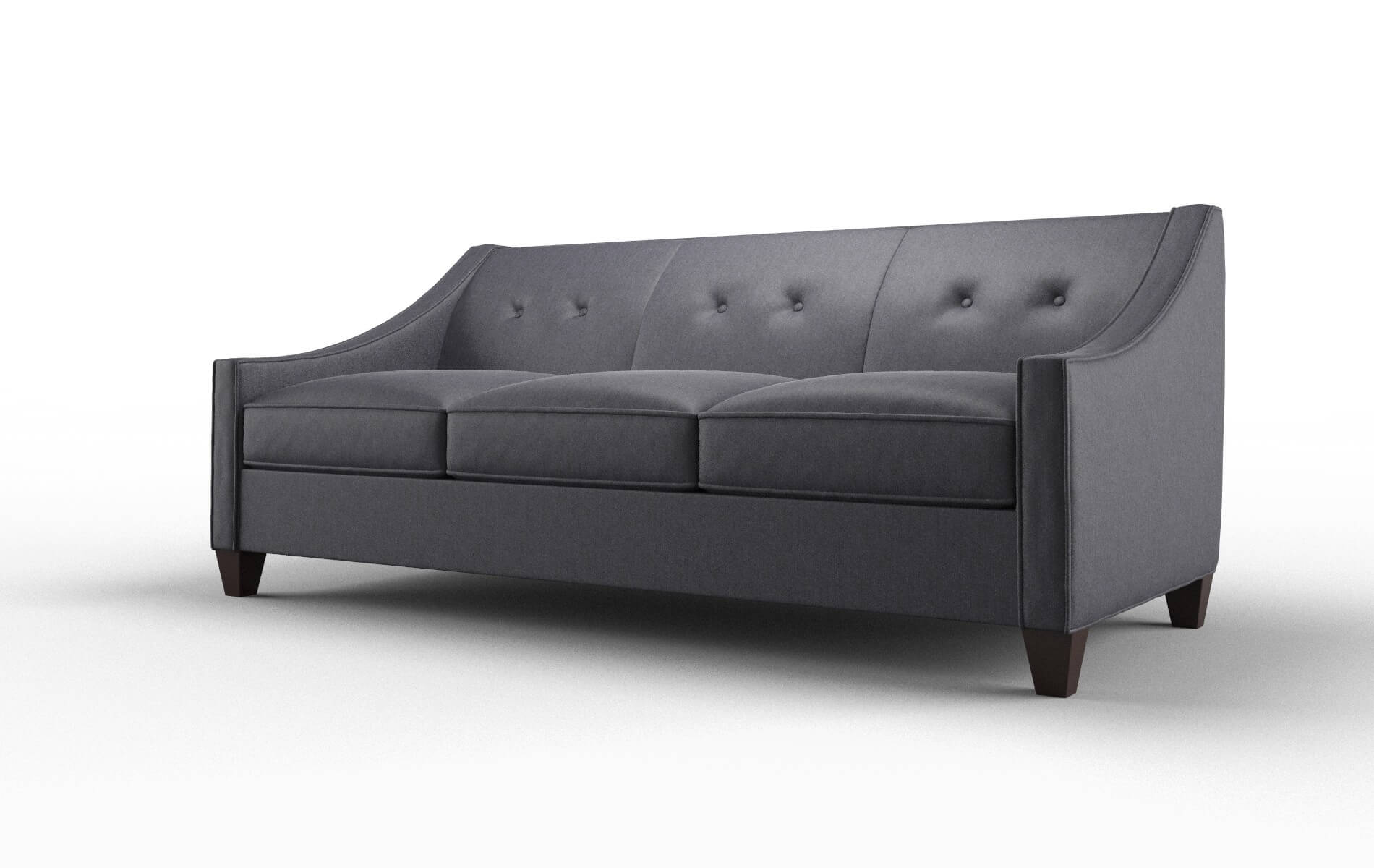Berlin Sasha Navy Sofa espresso legs 4