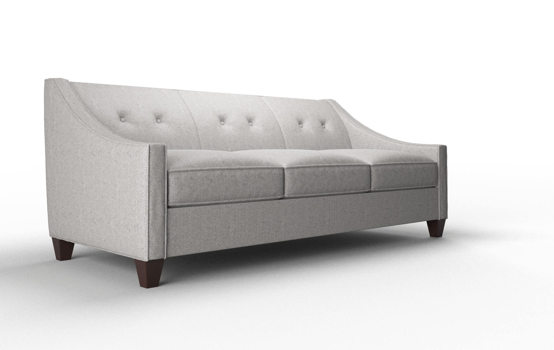 Berlin Sasha Silver Sofa espresso legs 2