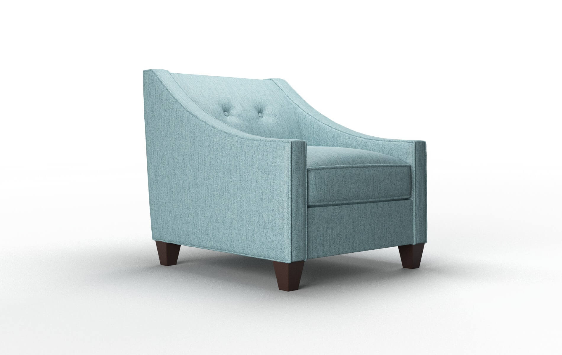 Berlin Sasha Teal Chair espresso legs 2