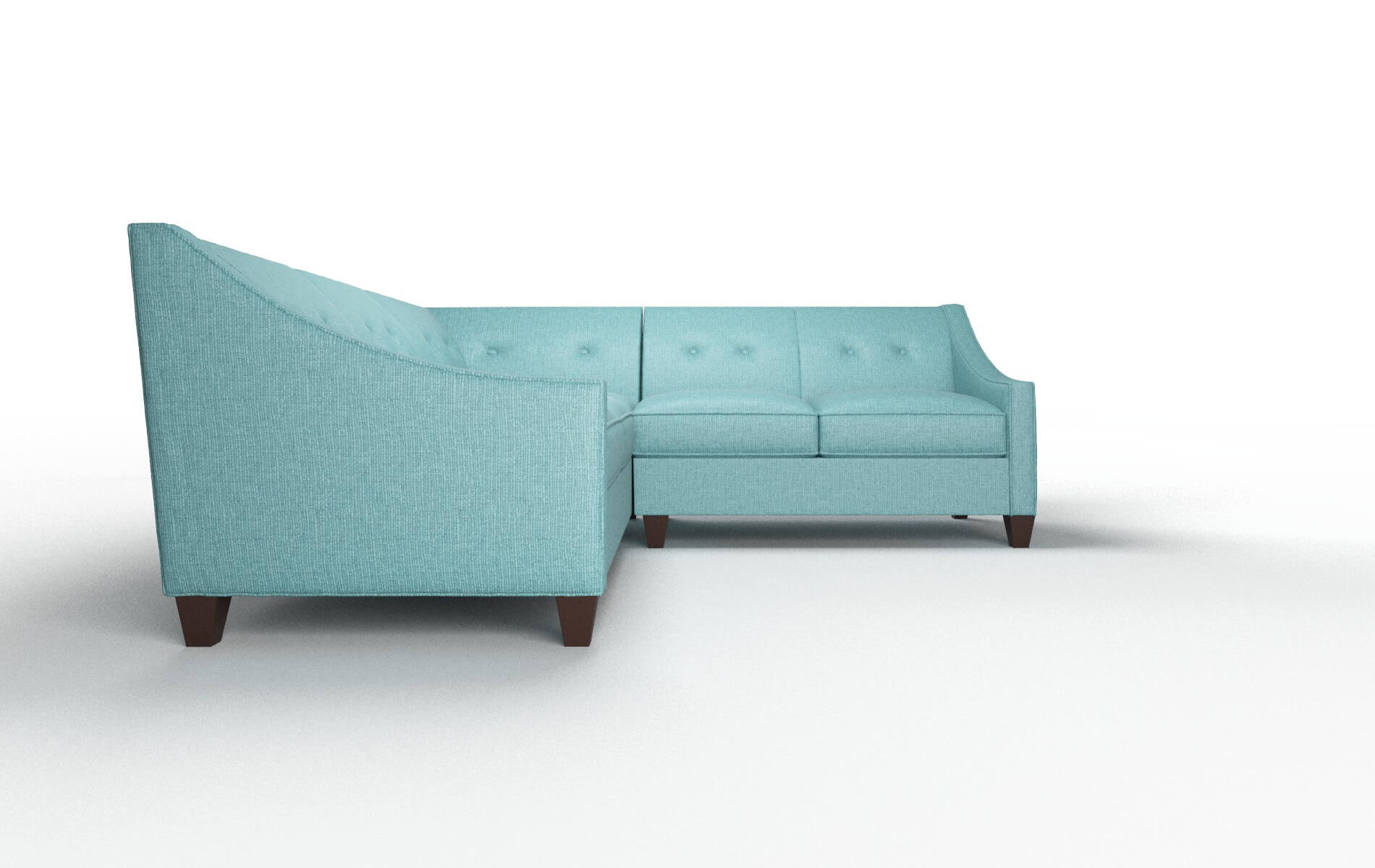 Berlin Simplex Aquavita Sectional espresso legs 2