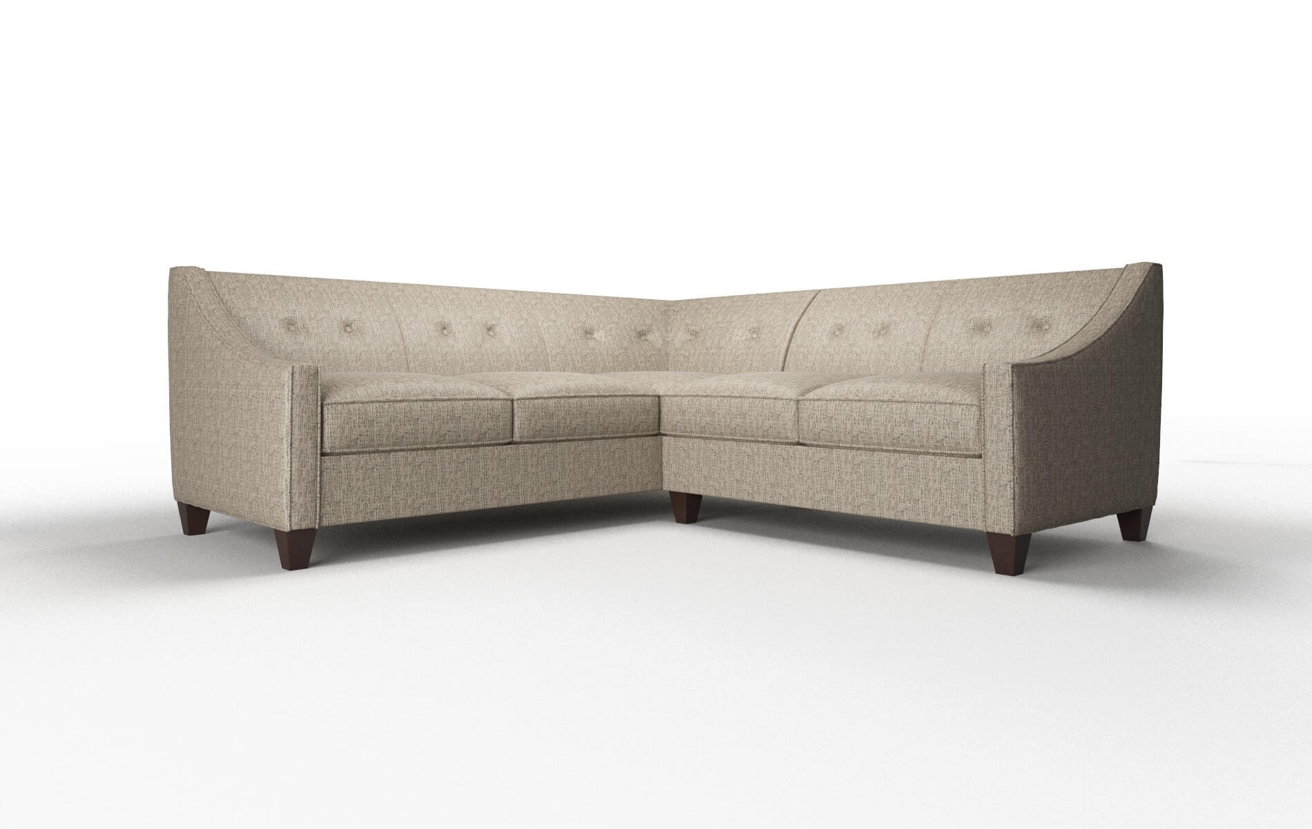 Berlin Solifestyle 51 Sectional espresso legs 1