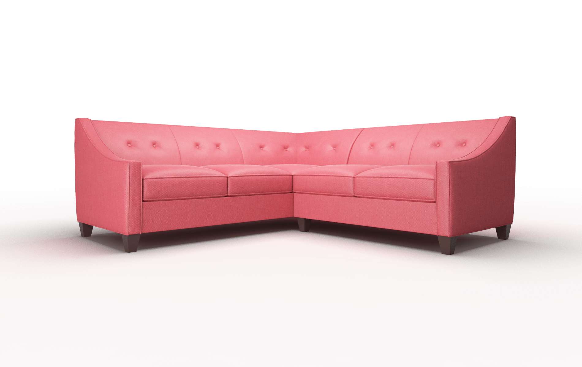 Berlin Sorrento Berry Sectional espresso legs 1