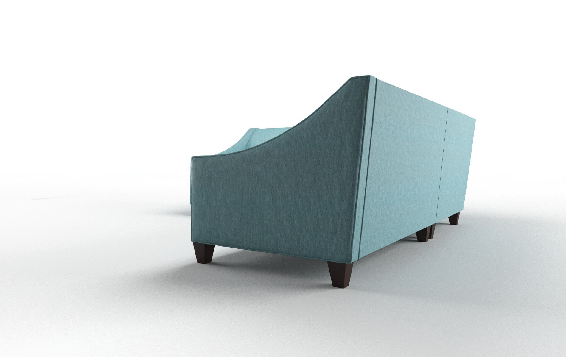 Berlin Sorrento Denim Sectional espresso legs 4