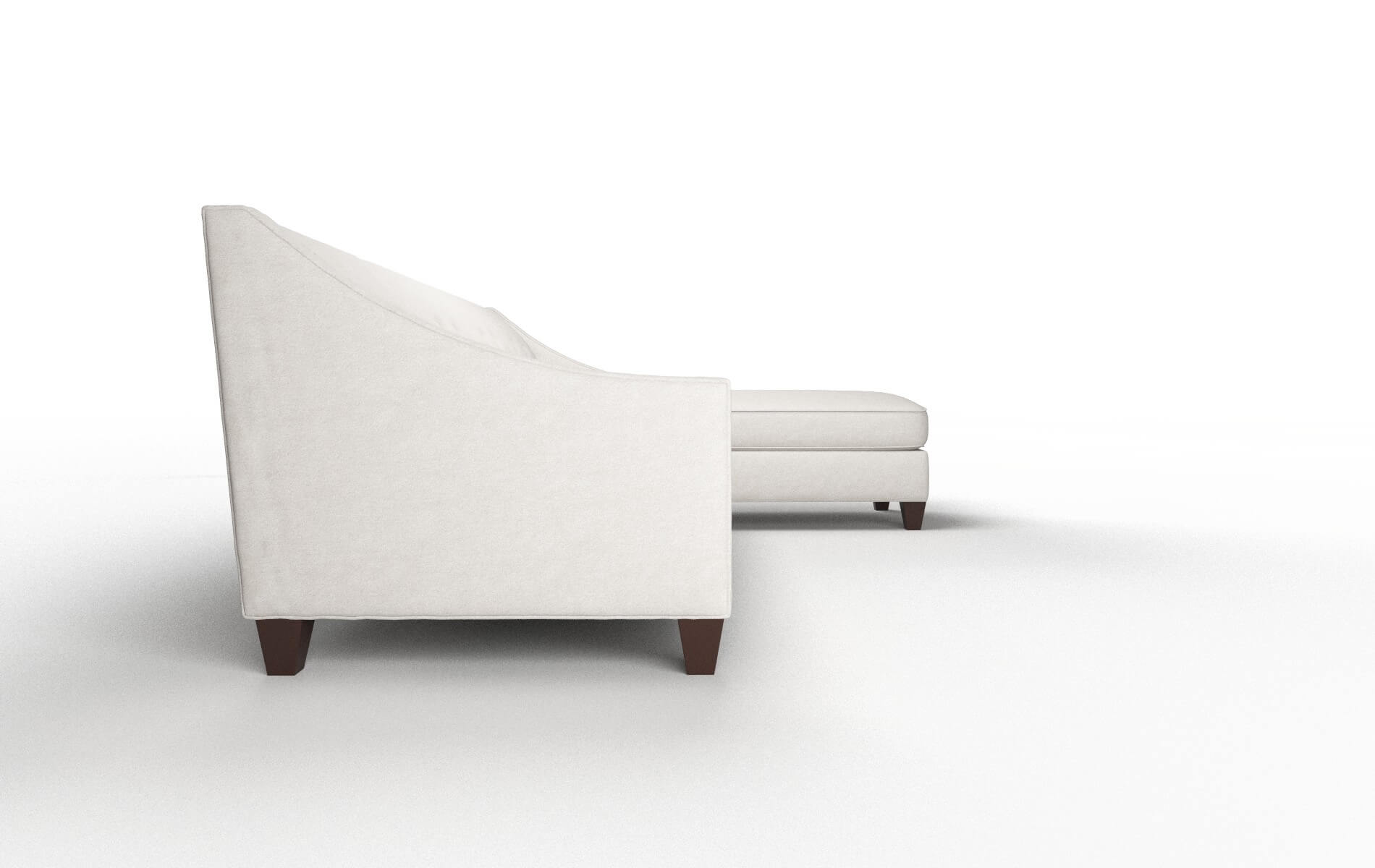 Berlin Suave Dove Panel espresso legs 3