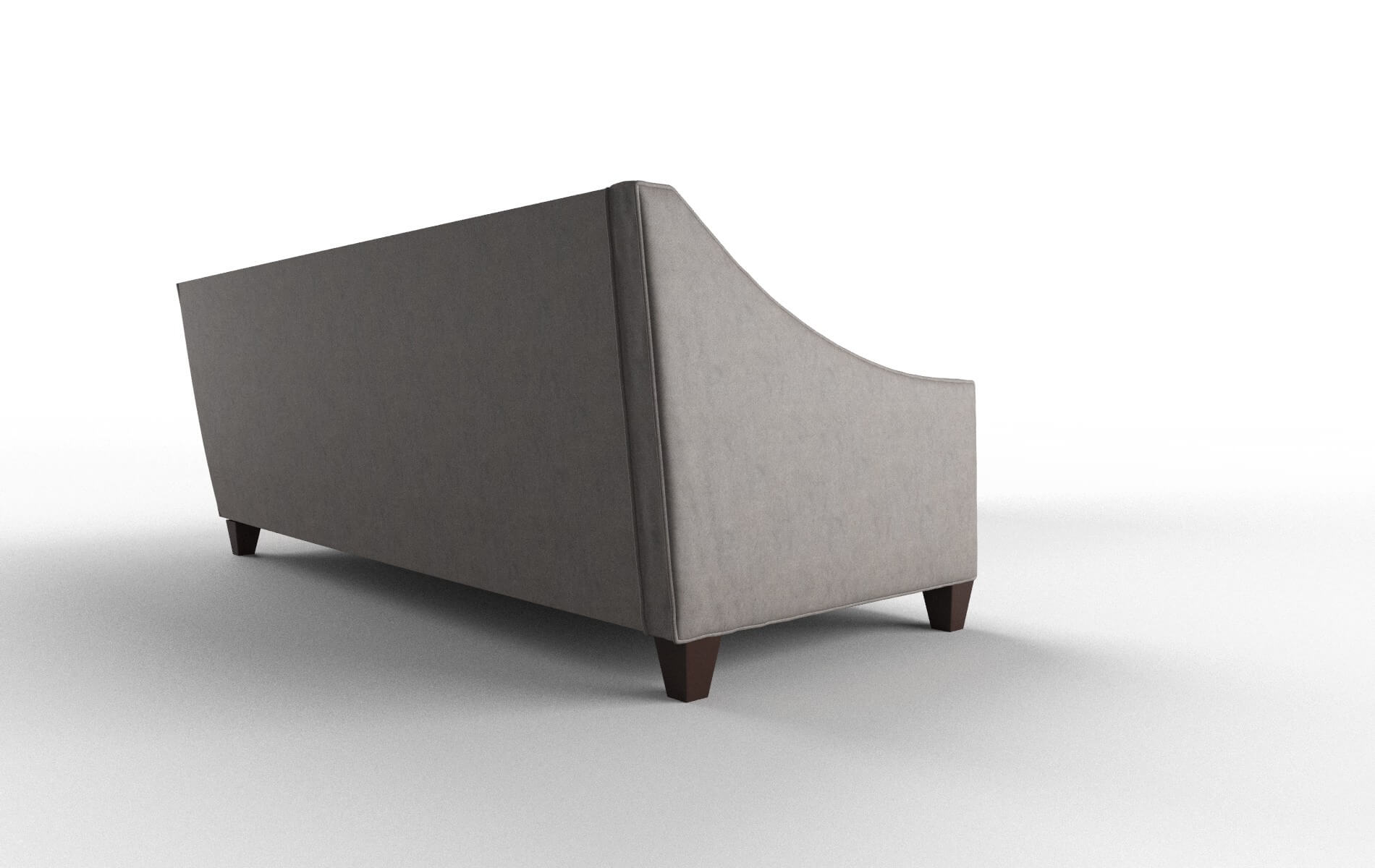 Berlin Suave Slate Sectional espresso legs 3