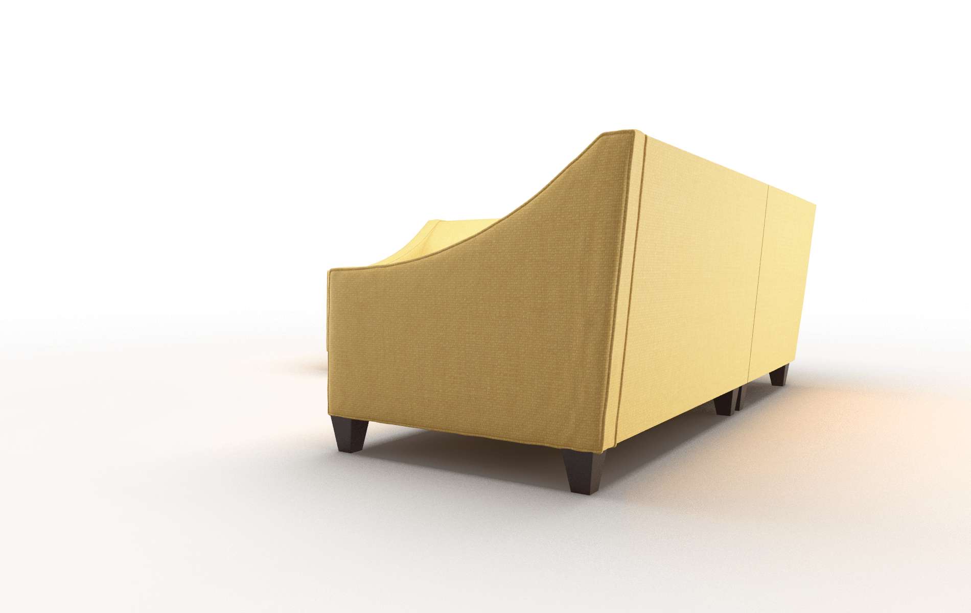 Berlin Tess Turmeric Sectional espresso legs 4