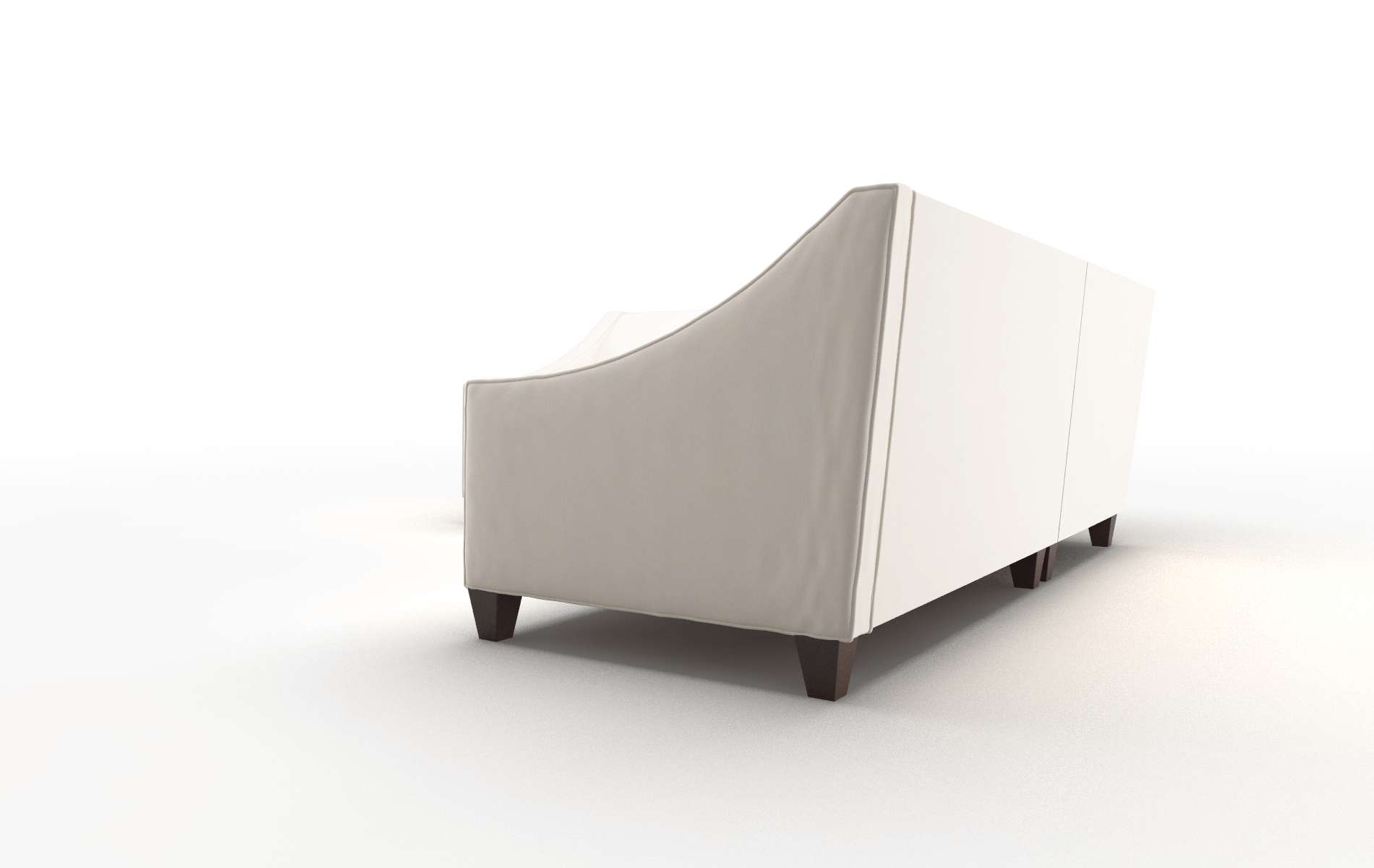 Berlin Urban_d Snow Sectional espresso legs 4