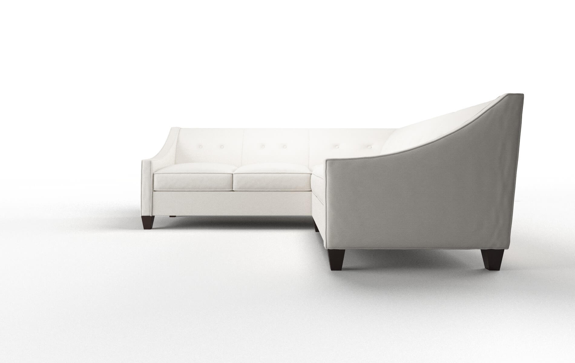 Berlin Venice Eggshell Sectional espresso legs 5