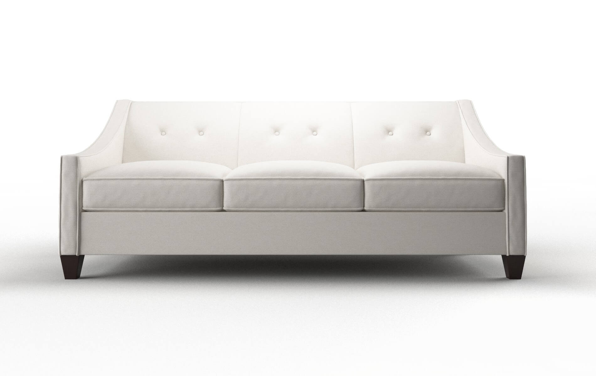 Berlin Venice eggshell Sofa Espresso Legs  1