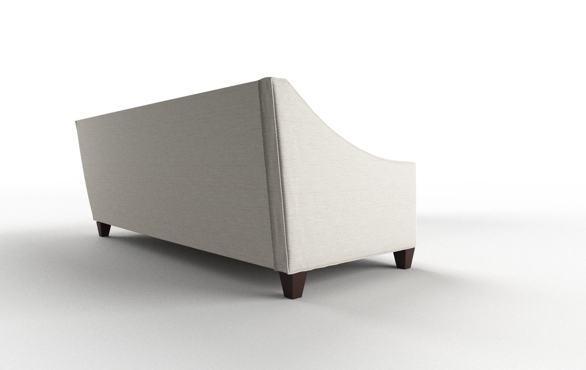 Berlin Venus Cream Sectional espresso legs 3