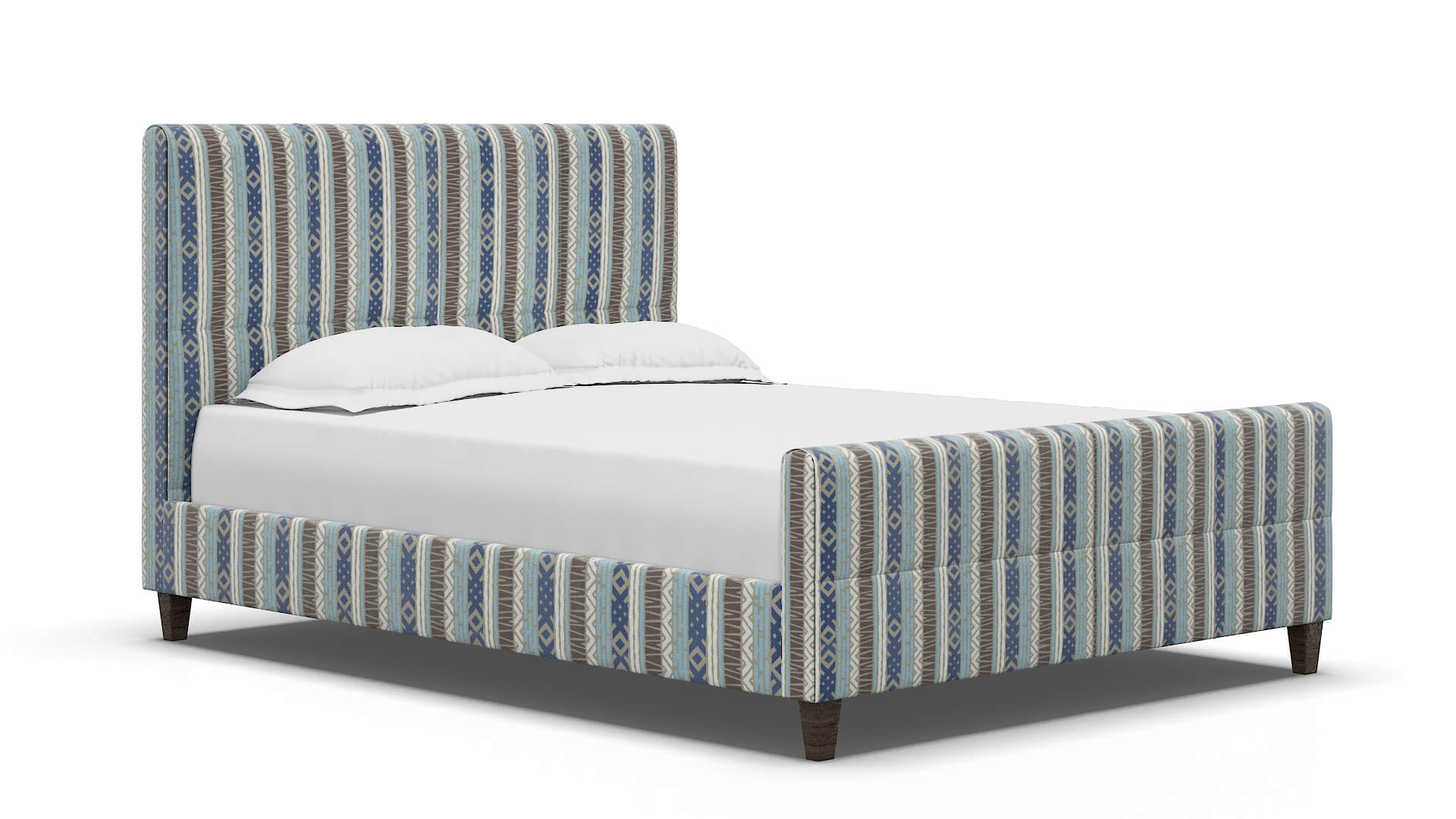 Biagio Bodhi Indigo Bed espresso legs 2