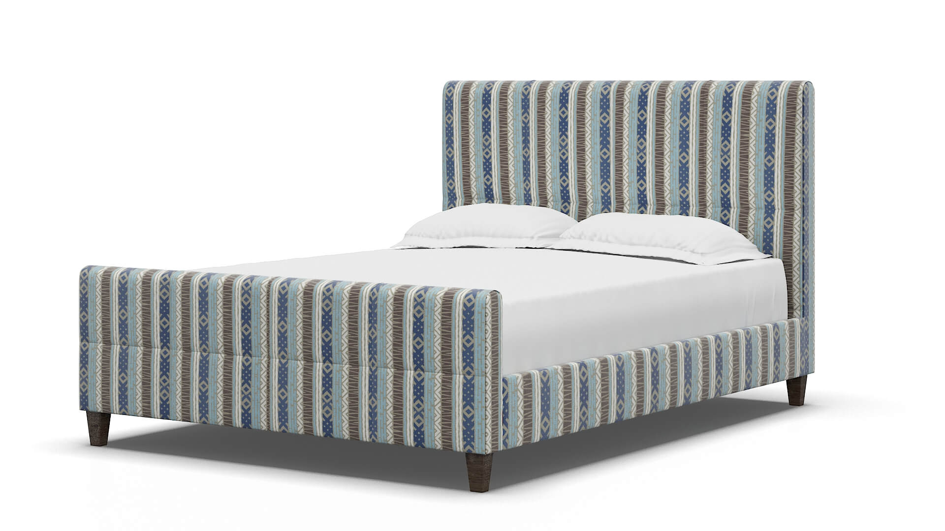 Biagio Bodhi Indigo Bed espresso legs 5