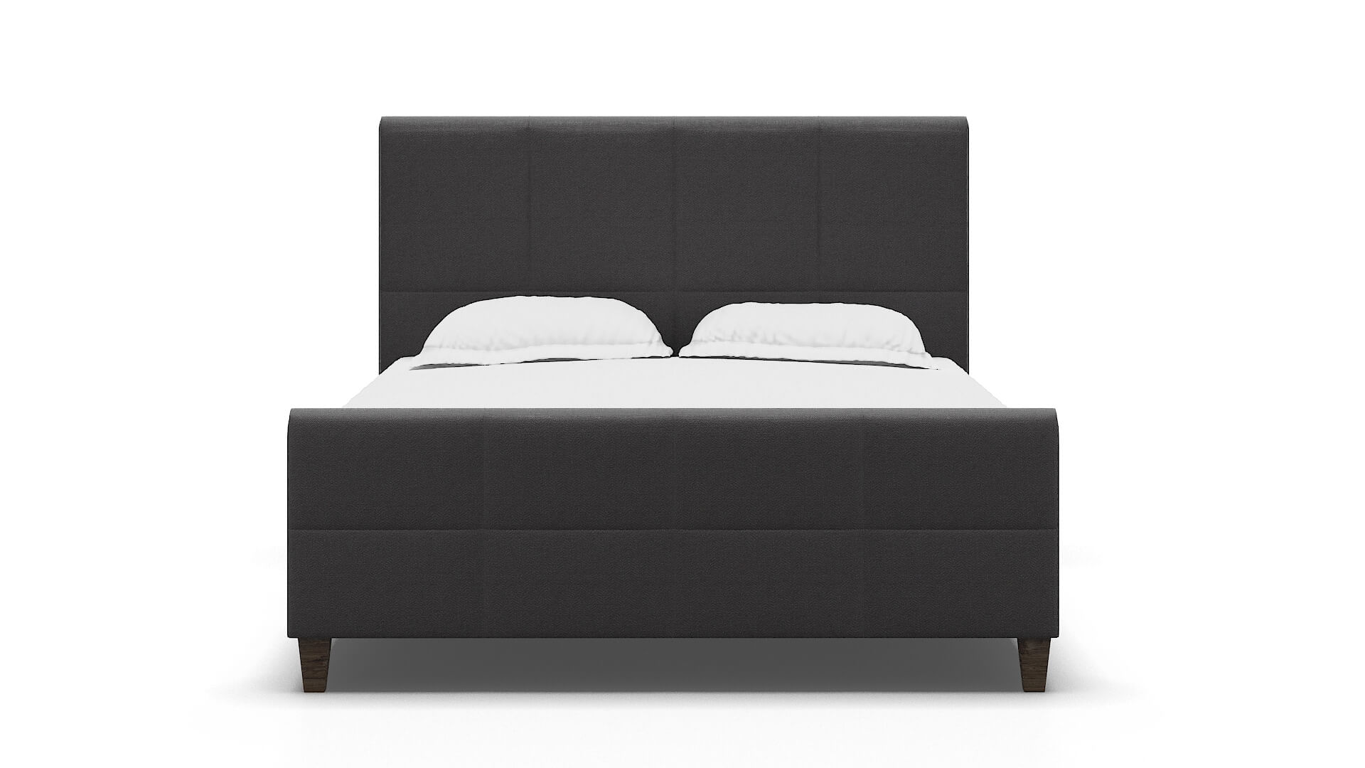 Biagio Catalina Charcoal Bed espresso legs 1