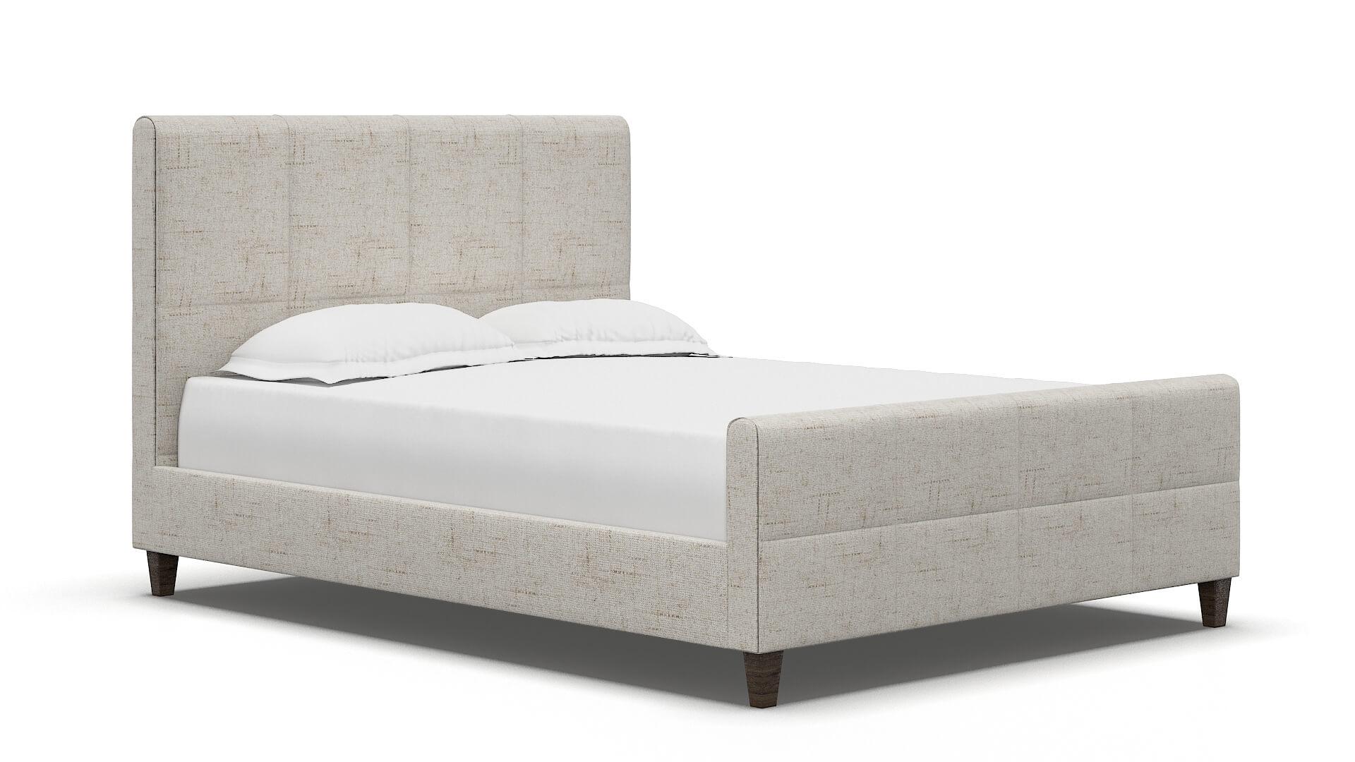Biagio Derby Taupe Bed espresso legs 2